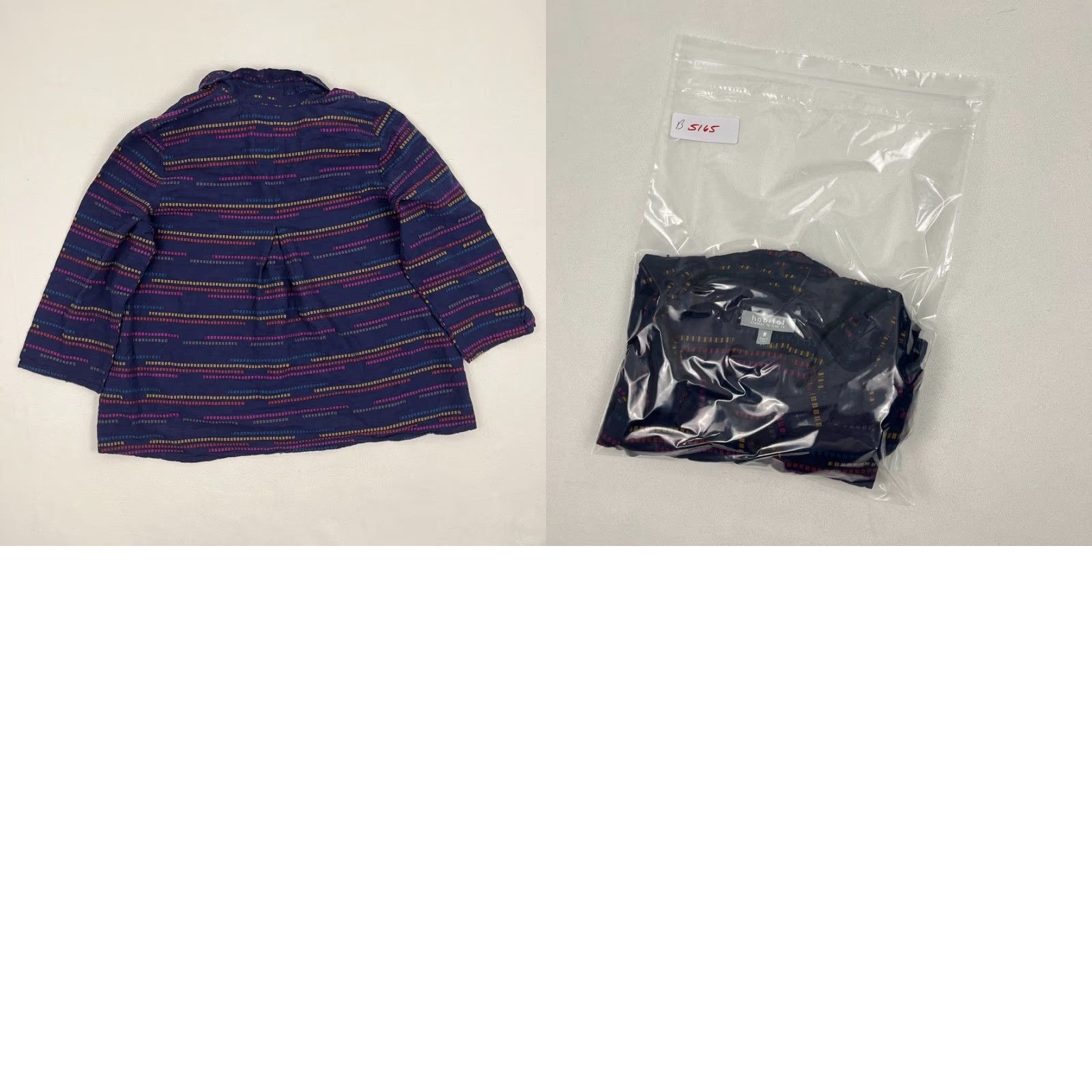 Habitat Habitat Clothes To Live Blouse Womens M Purple Artsy Wire Collar Button Front Size M / US 6-8 / IT 42-44 - 8 Thumbnail