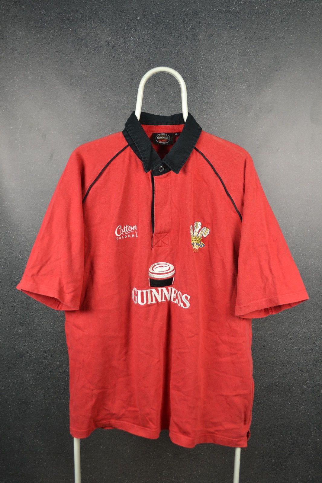Cotton Traders VTG Wales 1991-93 ラガーシャツ Wales 1992-1993 Vintage Rugby Union Shirt Cotton Traders