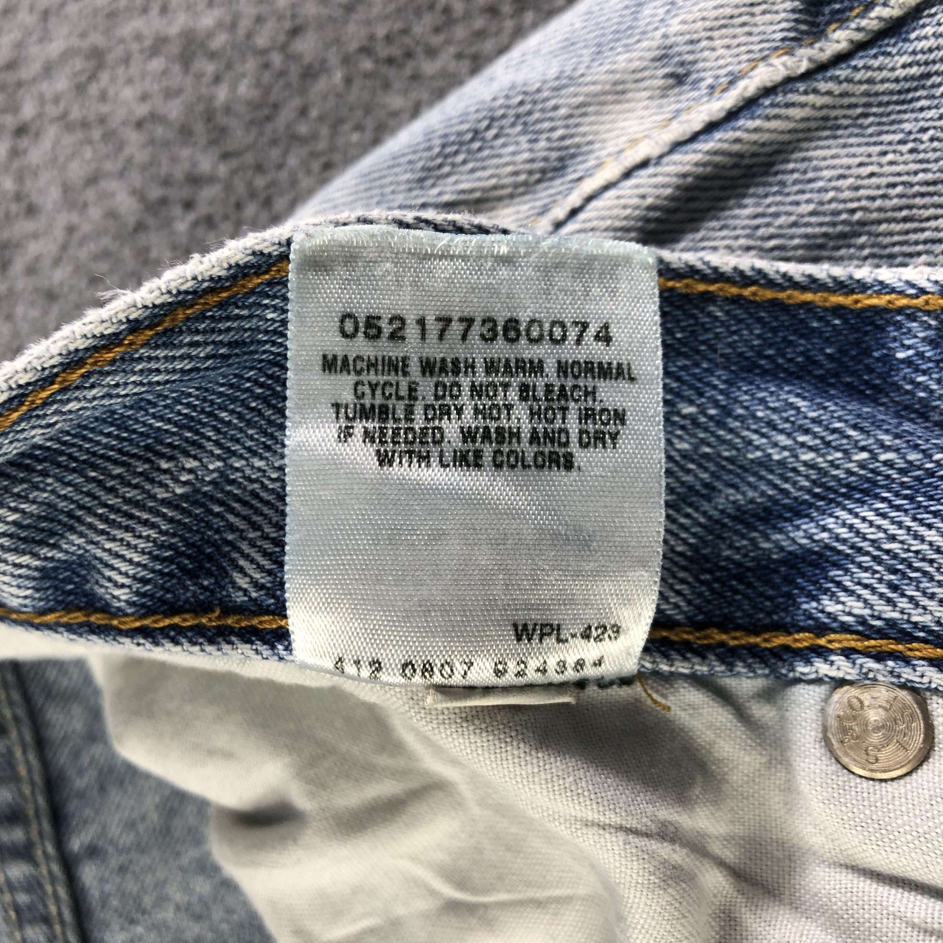 Levi's Vintage Blue Wash Levis 550 Jeans-J3130 Size US 38 / EU 54 - 10 Thumbnail