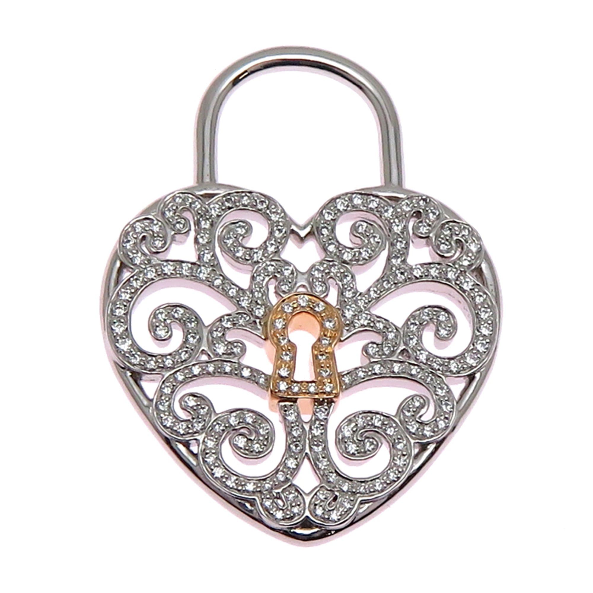 Tiffany & Co. Tiffany Enchant Heart Women's Pendant Top Pt950 Platinum Size ONE SIZE - 1 Thumbnail