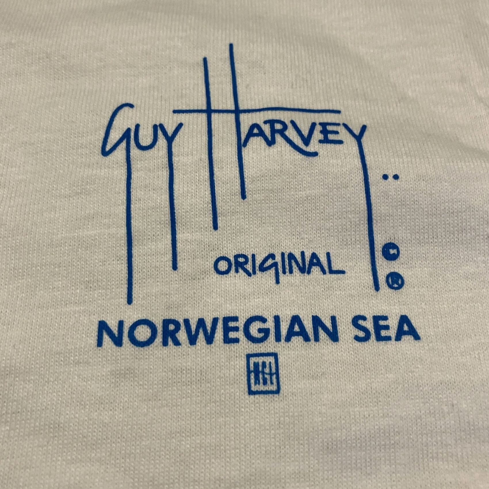 Vintage VINTAGE Sun Island T-Shirt Men L White Double-Sided Norwegian Sea x Guy Harvey Blue Marlin Graphic Print Crew Neck Short Sleeve Mens Size US L / EU 52-54 / 3 - 2 Thumbnail