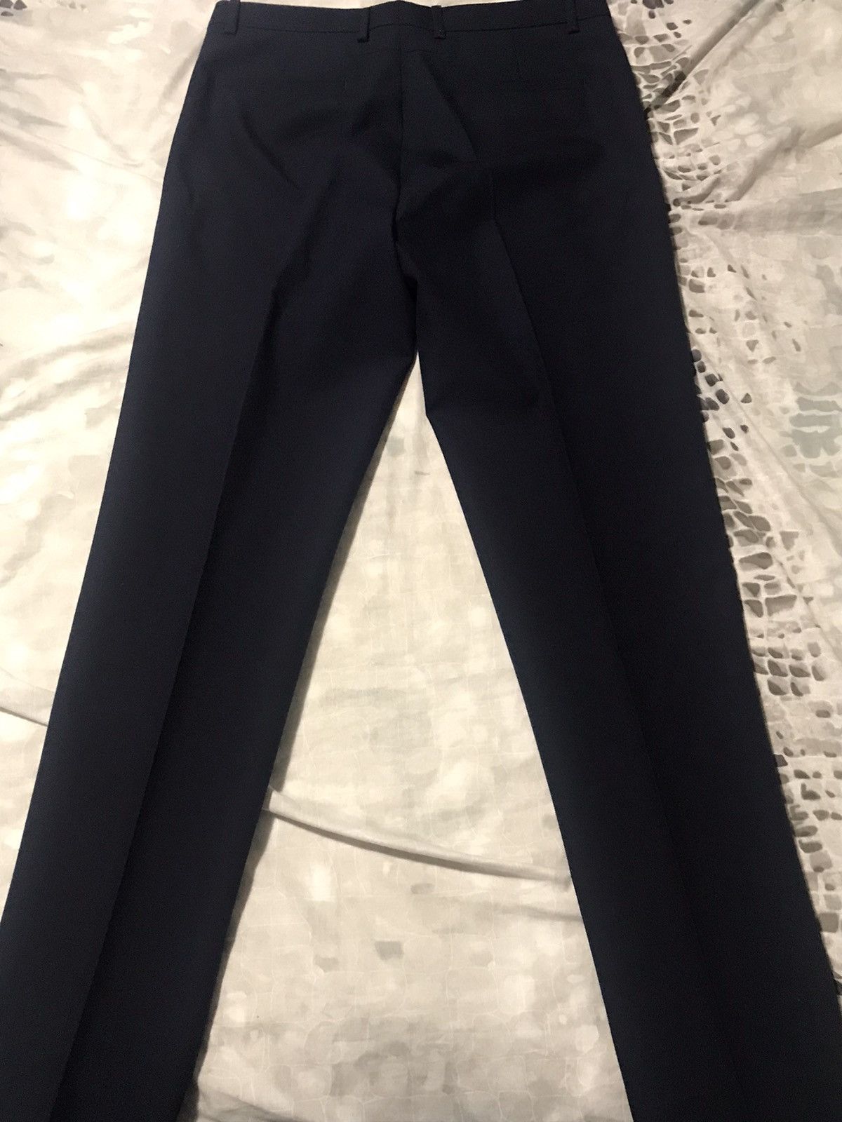 Givenchy Givenchy navy wool trousers Size US 36 / EU 52 - 2 Thumbnail