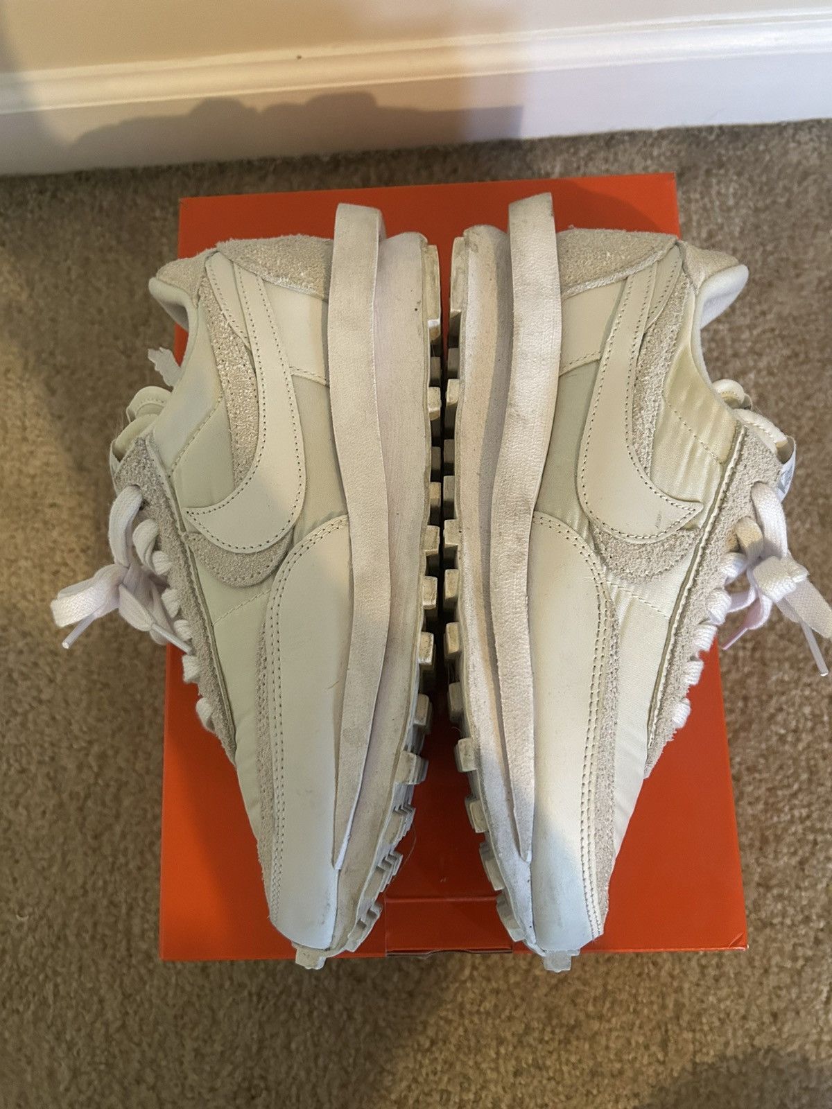 Nike × Sacai Nike x Sacai LD Waffle low White Size US 8.5 / EU 41-42 - 7 Thumbnail