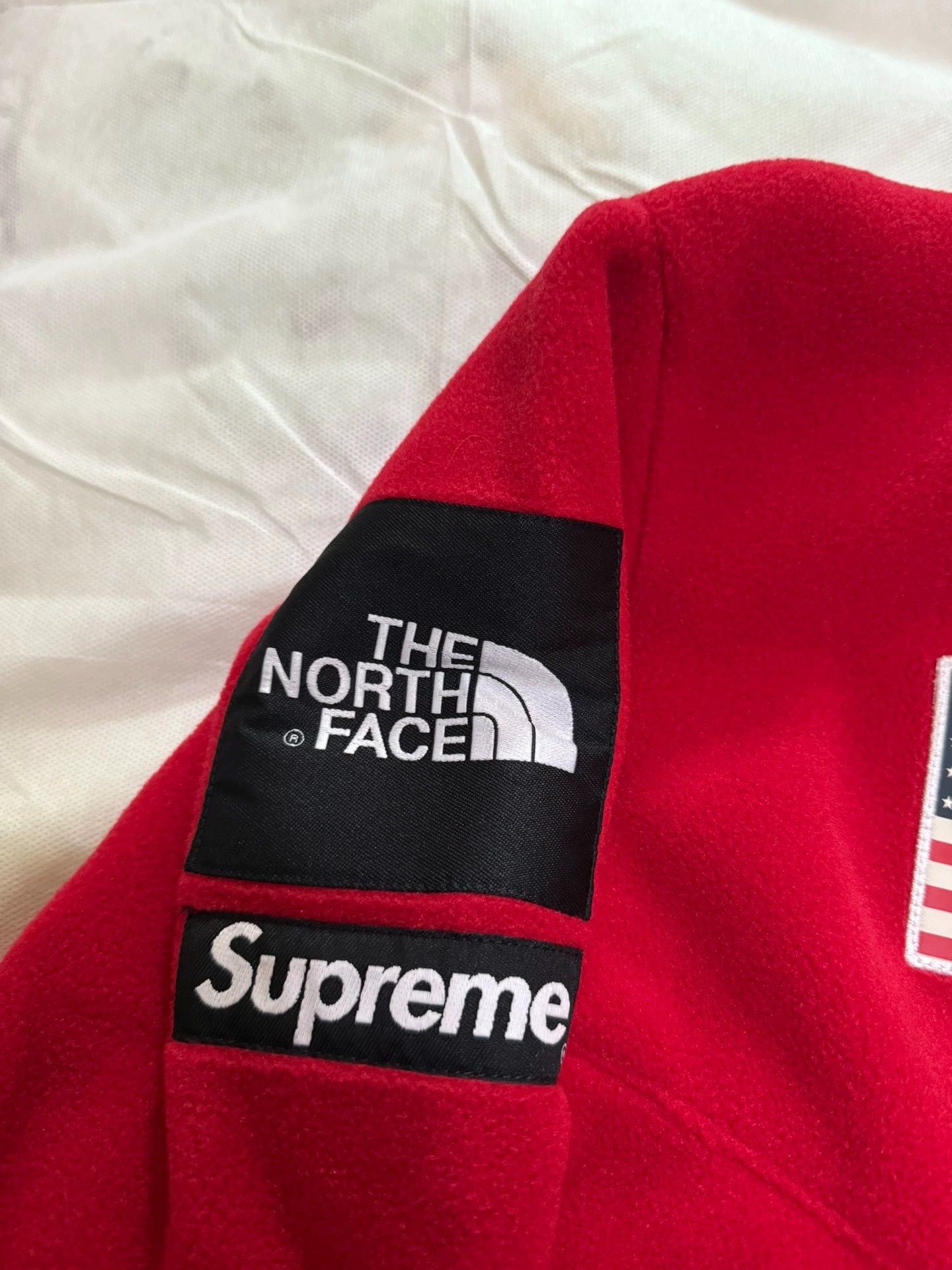 Supreme Supreme TNF Trans Expedition Fleece Jacket Red S Size US S / EU 44-46 / 1 - 3 Thumbnail