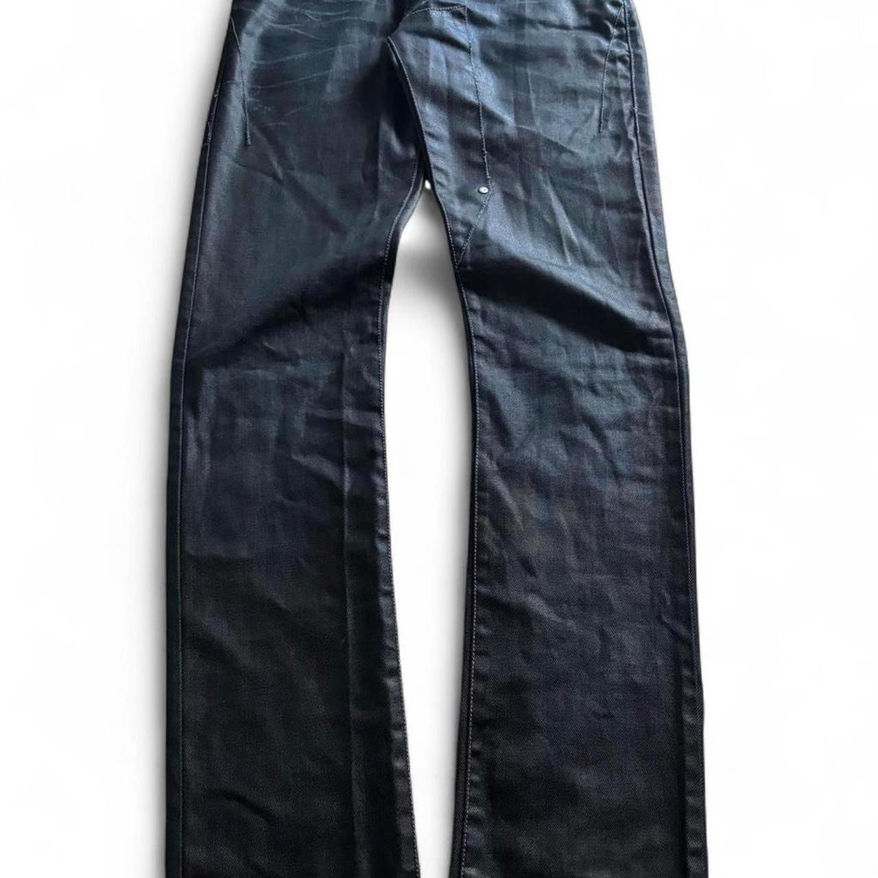 Bray Steve Alan Bray Steve Alan Fw10 deep indigo black waxed jeans Size US 30 / EU 46 - 2 Thumbnail