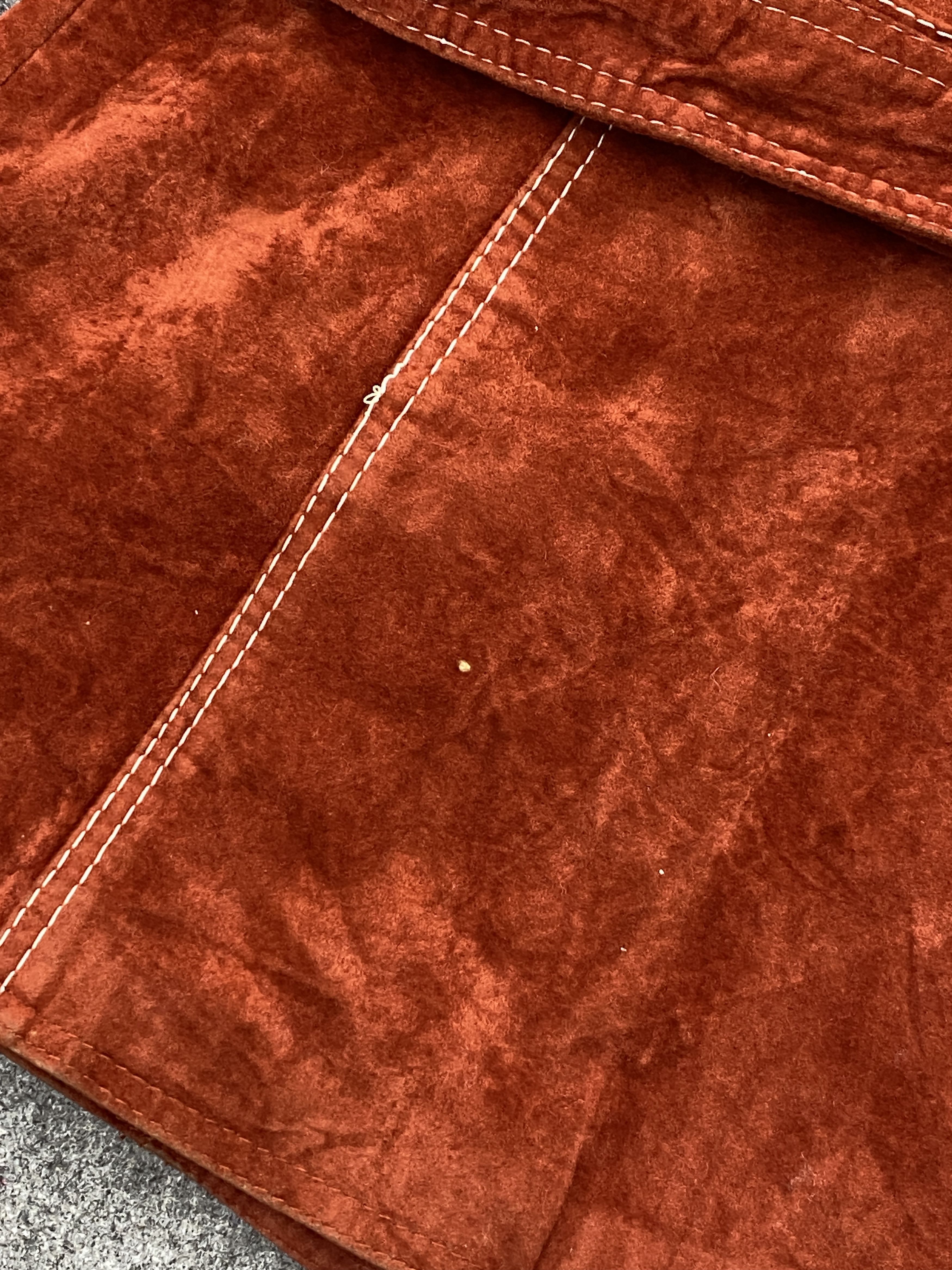 Vintage Vintage Suede Boho Hippie Festival Women Coat MJ0084Z Size XL / US 12-14 / IT 48-50 - 10 Thumbnail