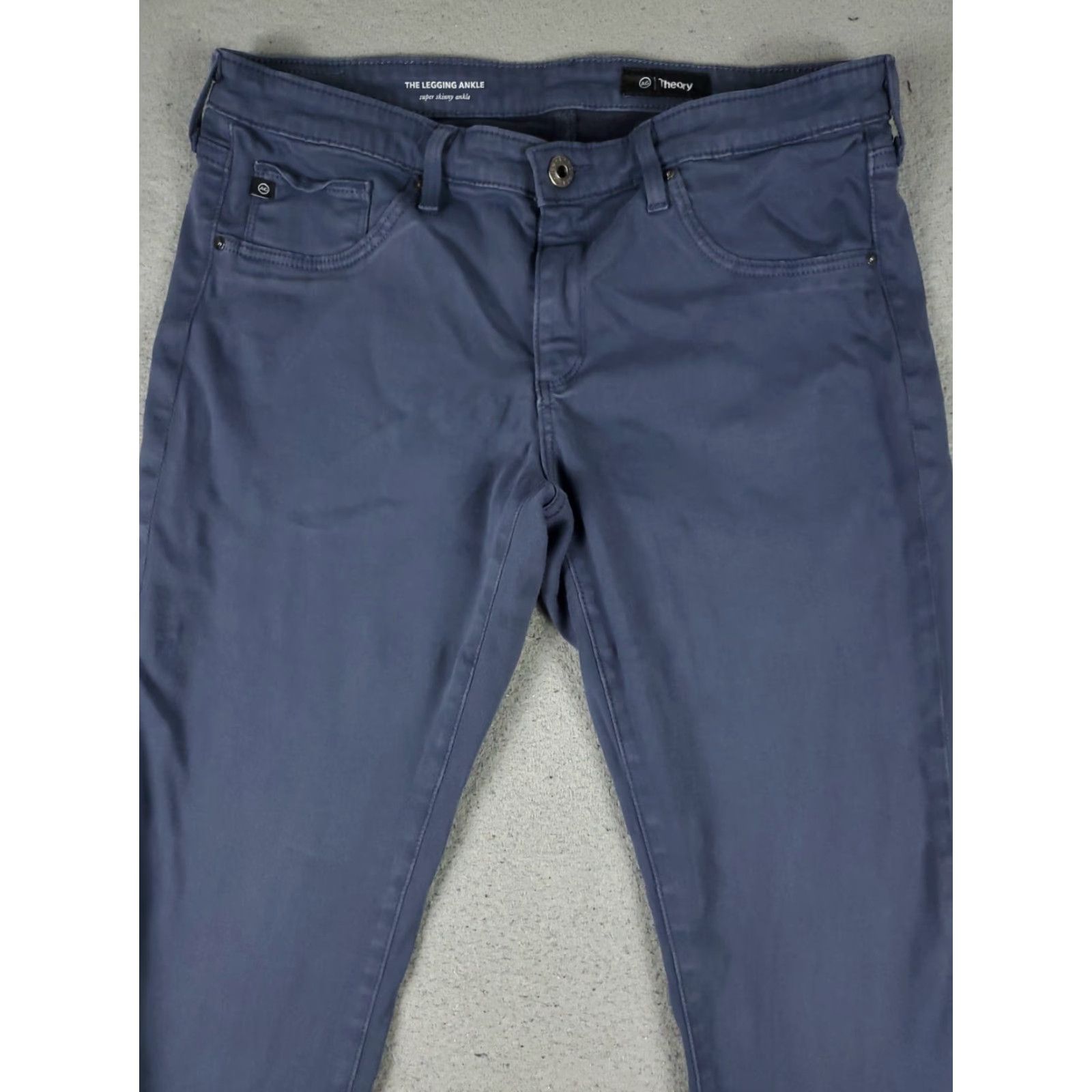 Theory VINTAGE AG Adriano Goldschmied Jeans Women's Skinny Fit 32x29 Blue Denim Modern Classic Size 24" / US 00 / IT 34 - 2 Thumbnail