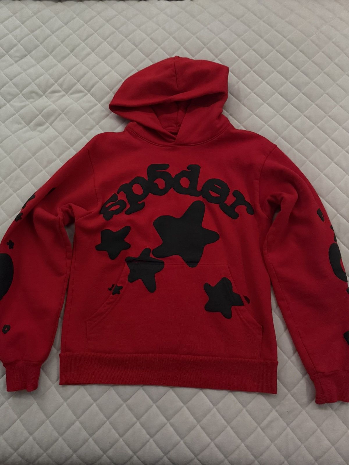 Sp5der Sp5der Beluga Hoodie ‘Red/Black’ Size US XS / EU 42 / 0 - 1 Thumbnail