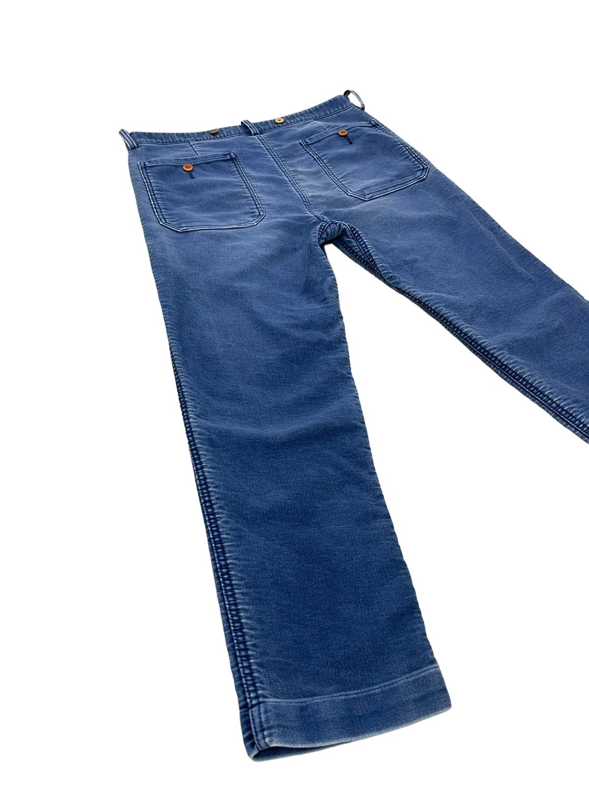 Visvim Cropped Moleskin Visvim Workwear Style Sweatpant Slim 6🟦5 Size US 32 / EU 48 - 2 Thumbnail