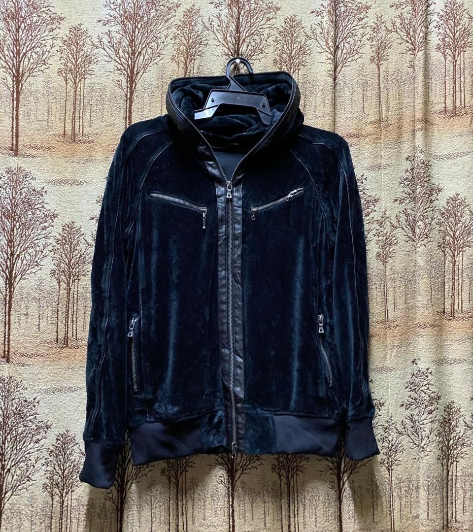 semanticdesign Velvet Jacket Semantic Design Gothic Leather Full Zipper Size US M / EU 48-50 / 2 - 4 Thumbnail