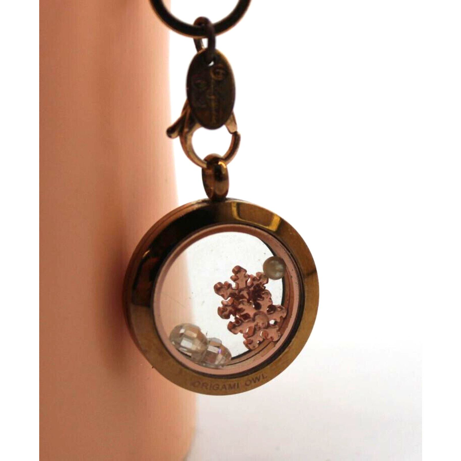 Other Owl Pendant Crystal Pearl Snowflake Charms •Changeable Clasp Size ONE SIZE - 4 Thumbnail