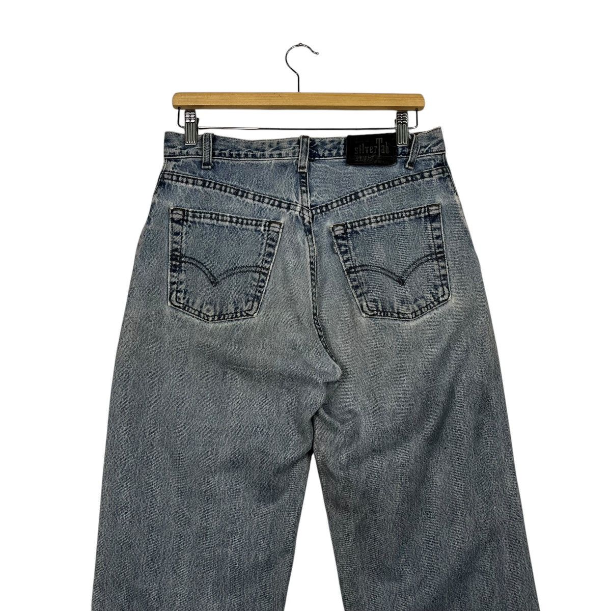 Levi's Vintaage 90s Levis Silver Tab Distressed Denim Jeans Size US 30 / EU 46 - 9 Thumbnail