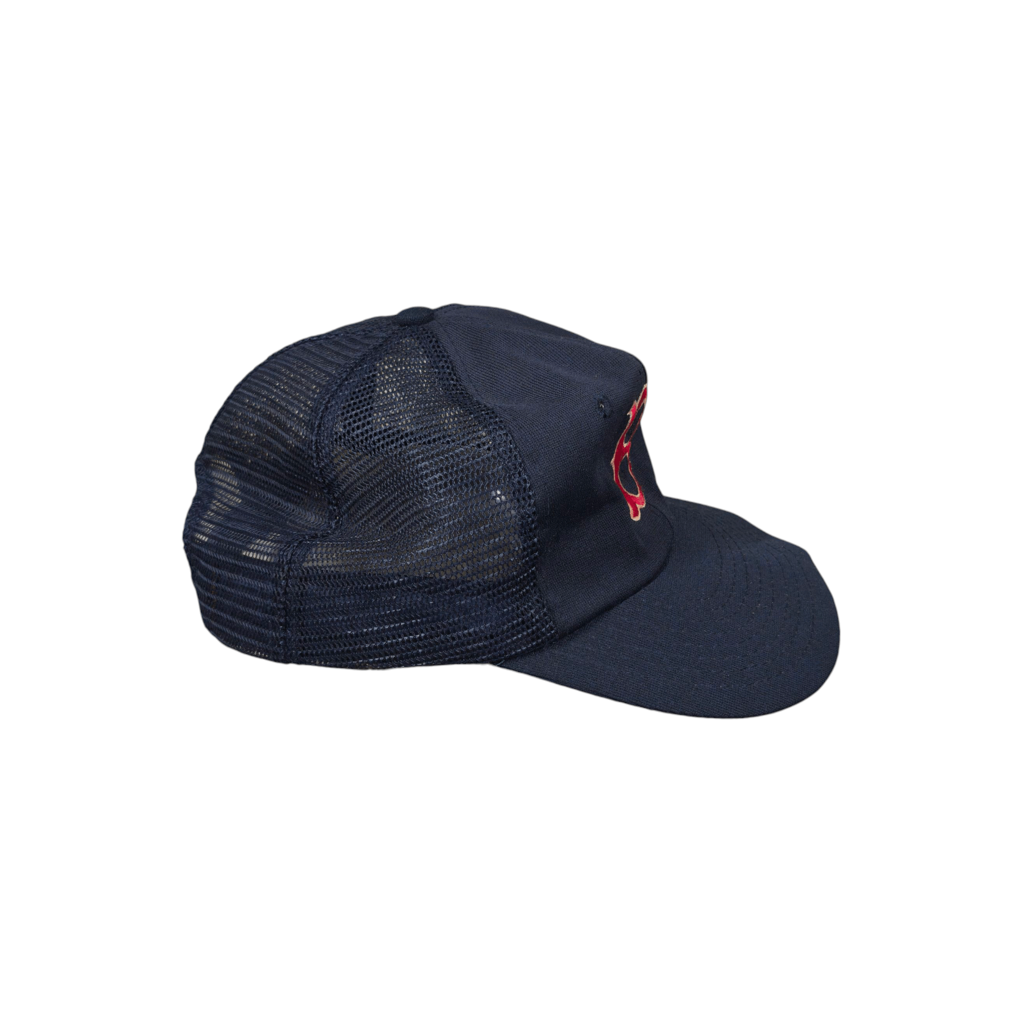 Vintage Vintage 80s Boston Red B Snapback Trucker Hat Size ONE SIZE - 2 Thumbnail