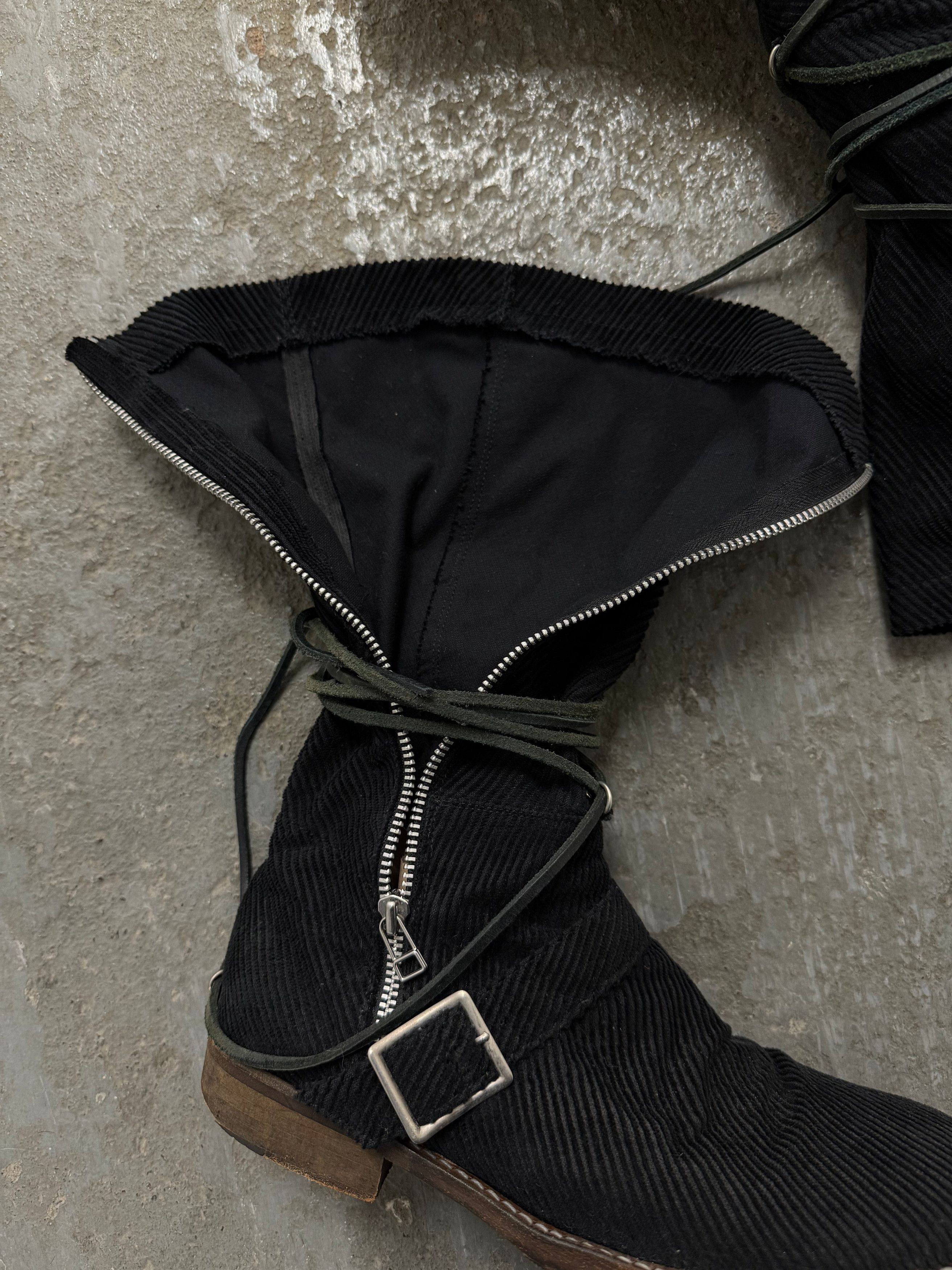 Undercover Undercover Corduroy Side Zip Engineer Boots Size US 9 / EU 42 - 3 Thumbnail