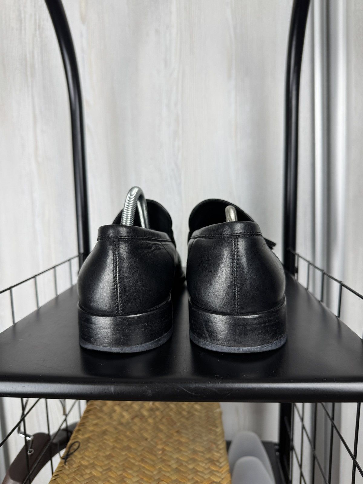 Bally Bally made in Switzerland black TASSEL-DRESS leather loafers Size US 10 / EU 43 - 11 Thumbnail