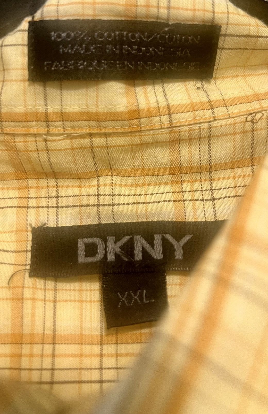 DKNY Authentic DKNY plaid vintage button down shirt sleeve shirt Size US XXL / EU 58 / 5 - 4 Thumbnail