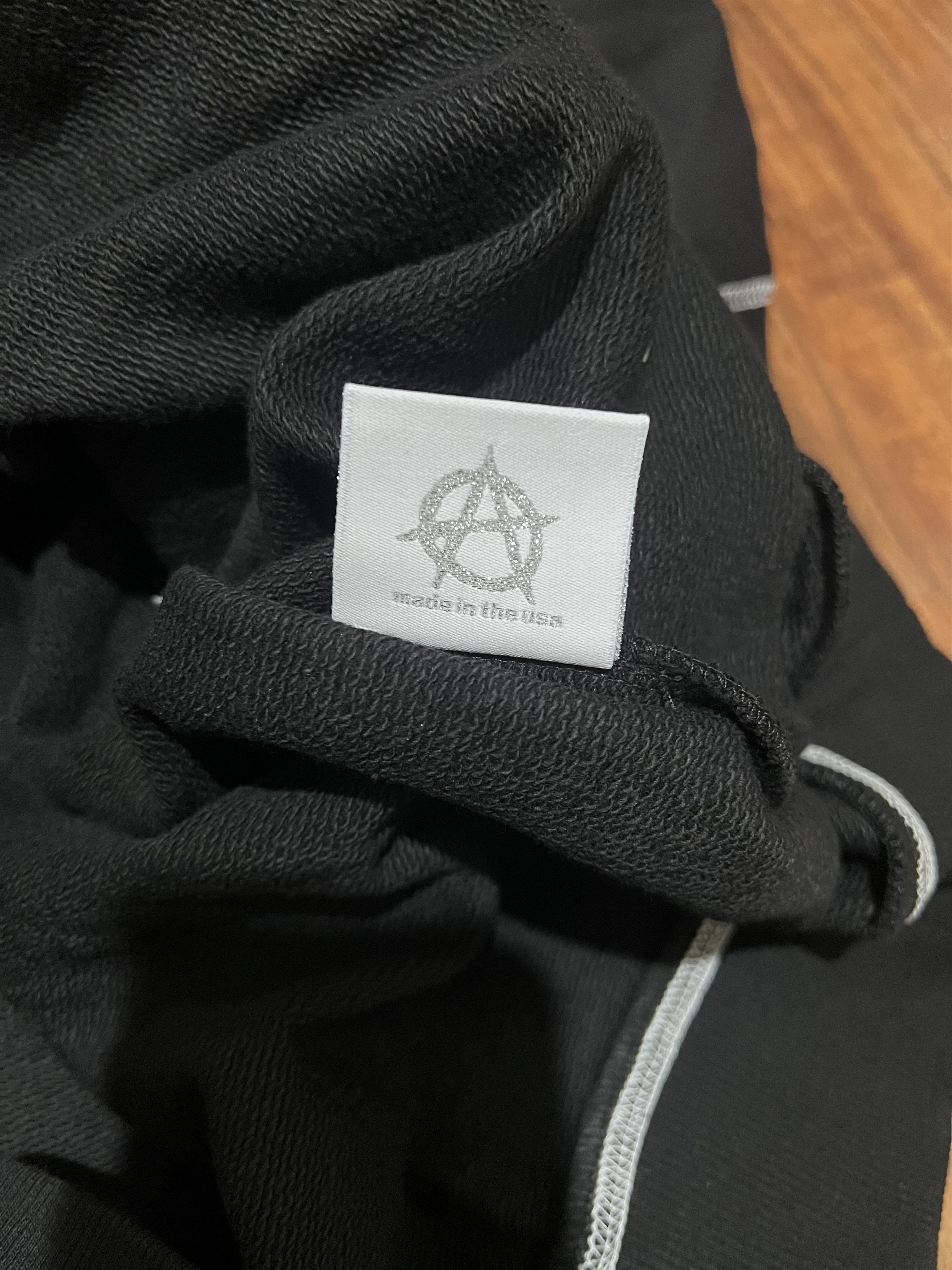 Revenge REVENGE BLACK RYDER CONTRAST STITCH HOODIE Size US L / EU 52-54 / 3 - 7 Thumbnail