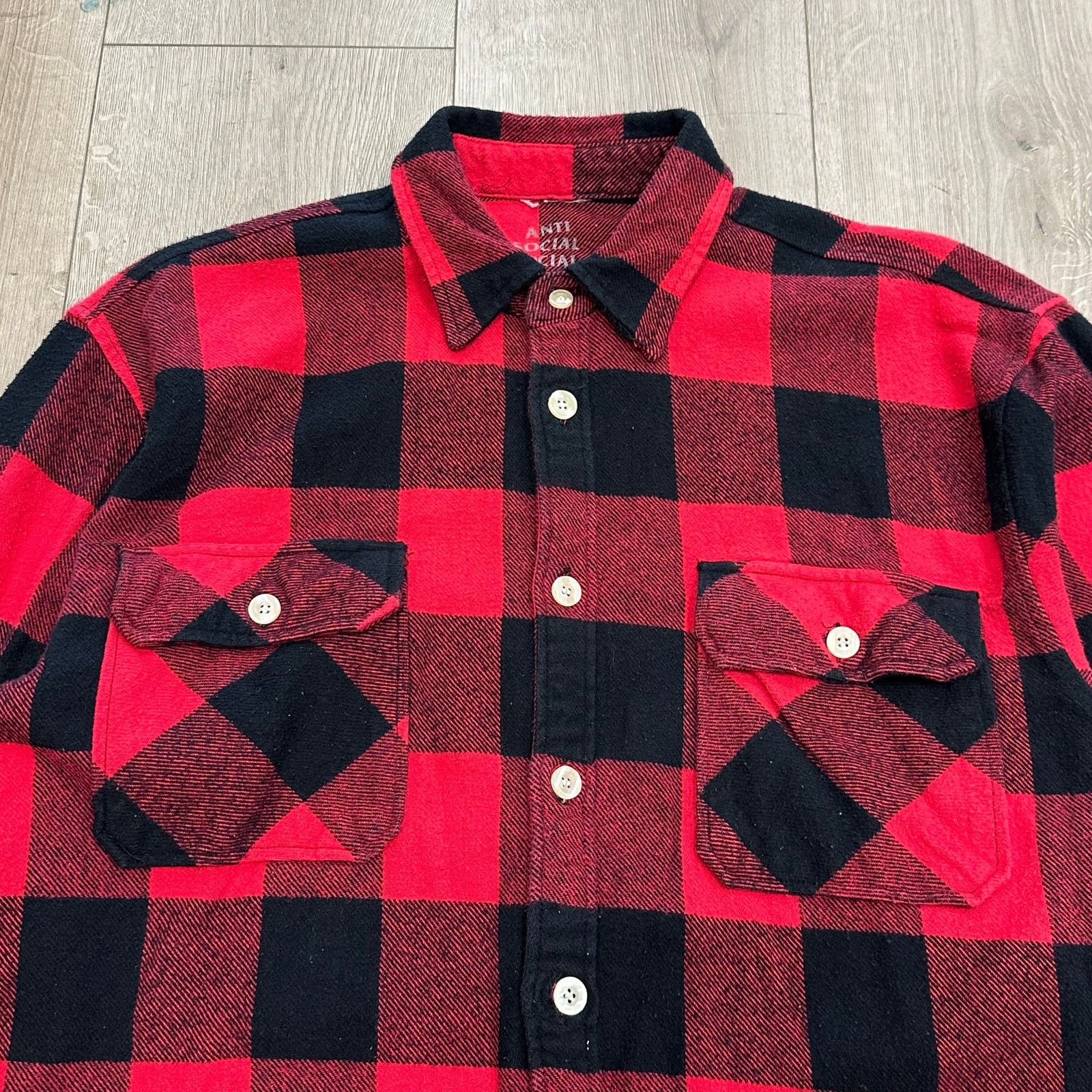 Anti Social Social Club FW21 Anti Social Social Club Floral Flannel Button Up Shirt Size US L / EU 52-54 / 3 - 4 Thumbnail
