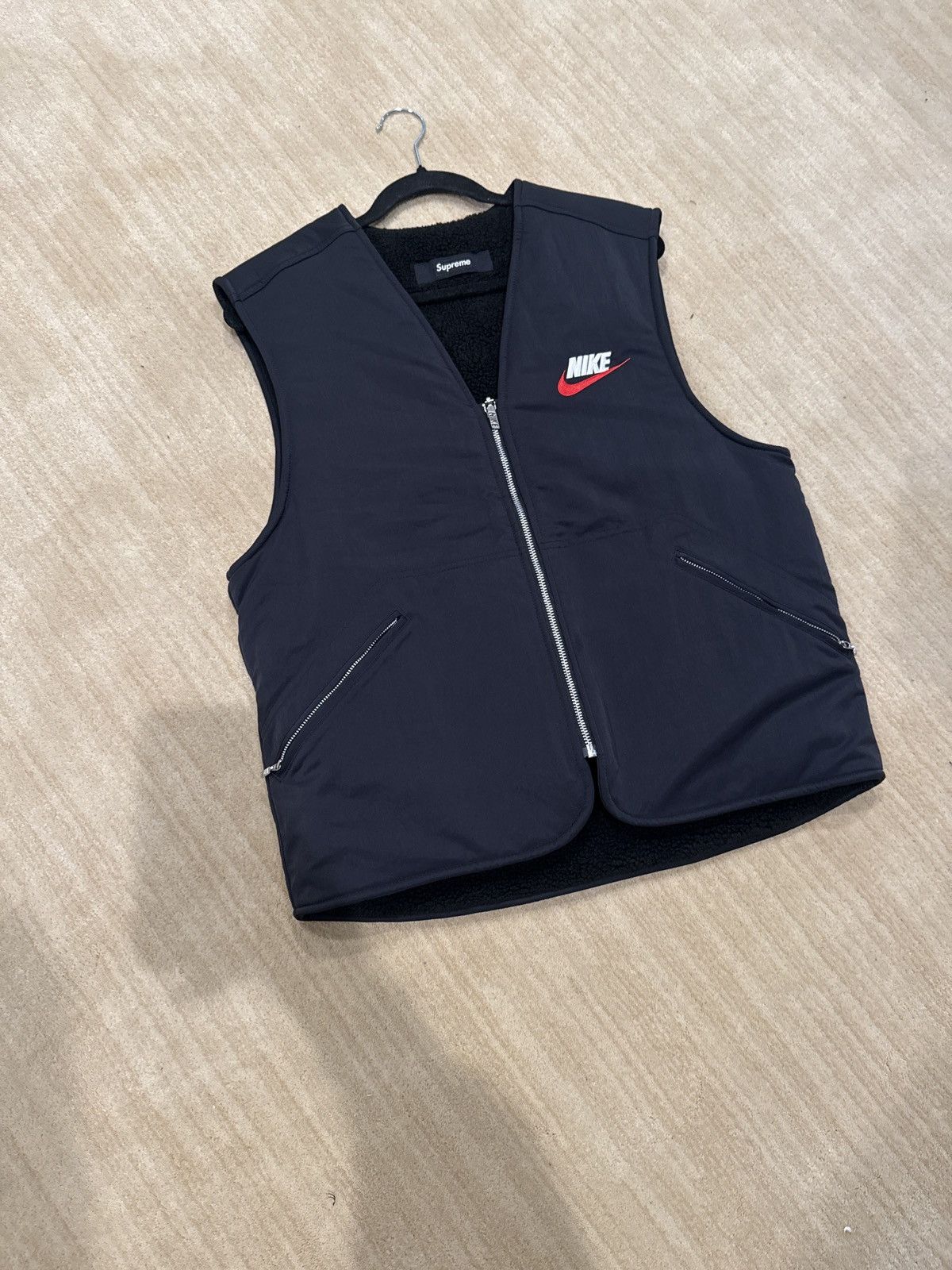 Supreme FINAL DROP NEW Supreme Black Tupac Leather Utility Vest