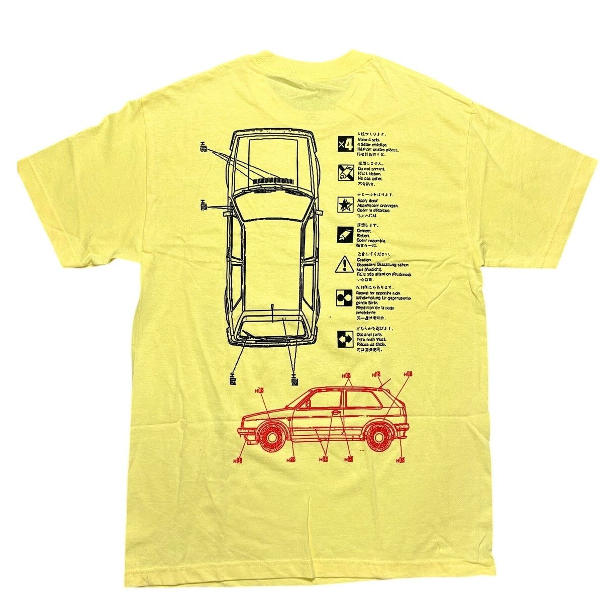Other New The Car Company Yellow 100% Cotton T-Shirt Size L Size US L / EU 52-54 / 3 - 2 Thumbnail