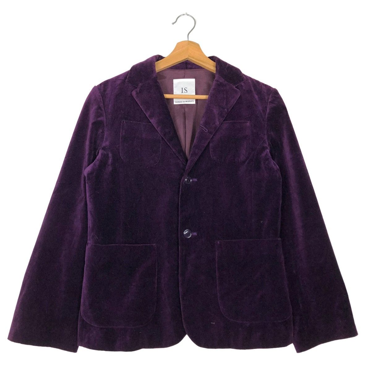 🔥VELVET DOUBLE BREAST COATS JACKET IS SUNOA KUWAHARA JAPAN