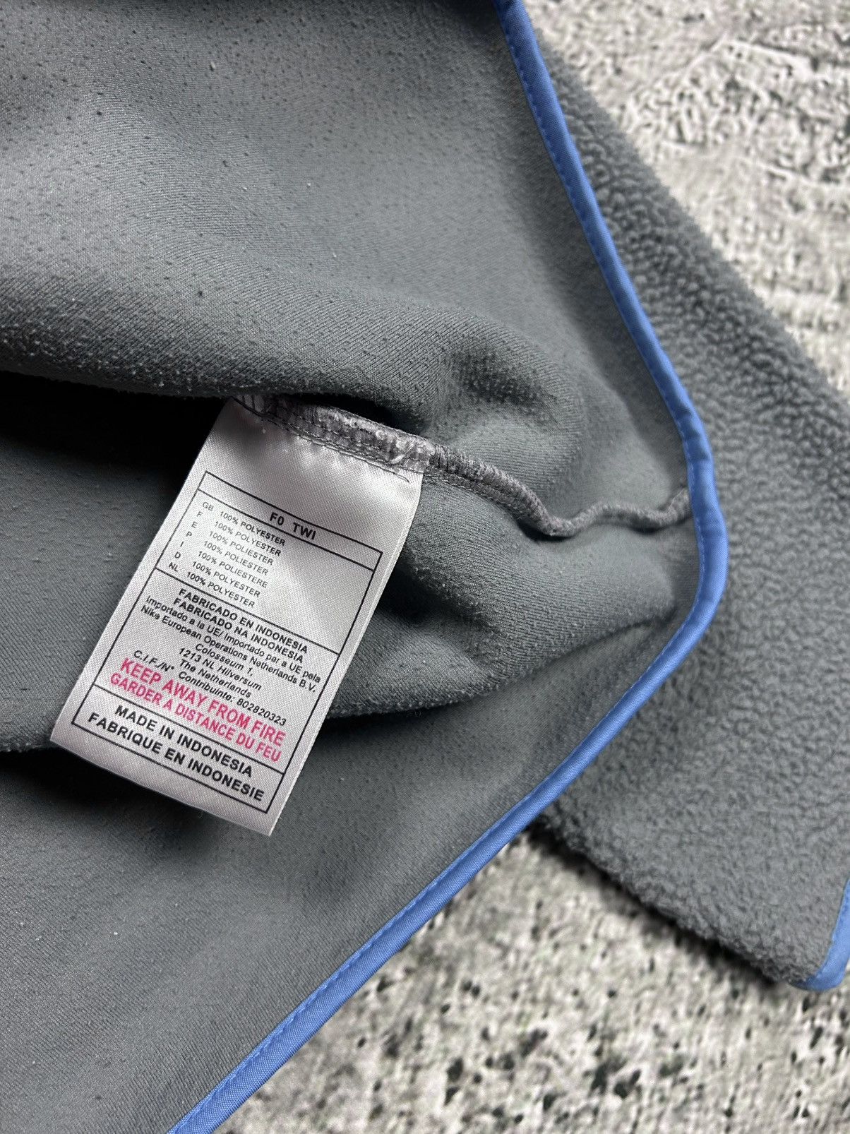 Nike × Vintage Nike fleece vintage sweatshirt turtleneck grey Y2K Size US M / EU 48-50 / 2 - 5 Thumbnail