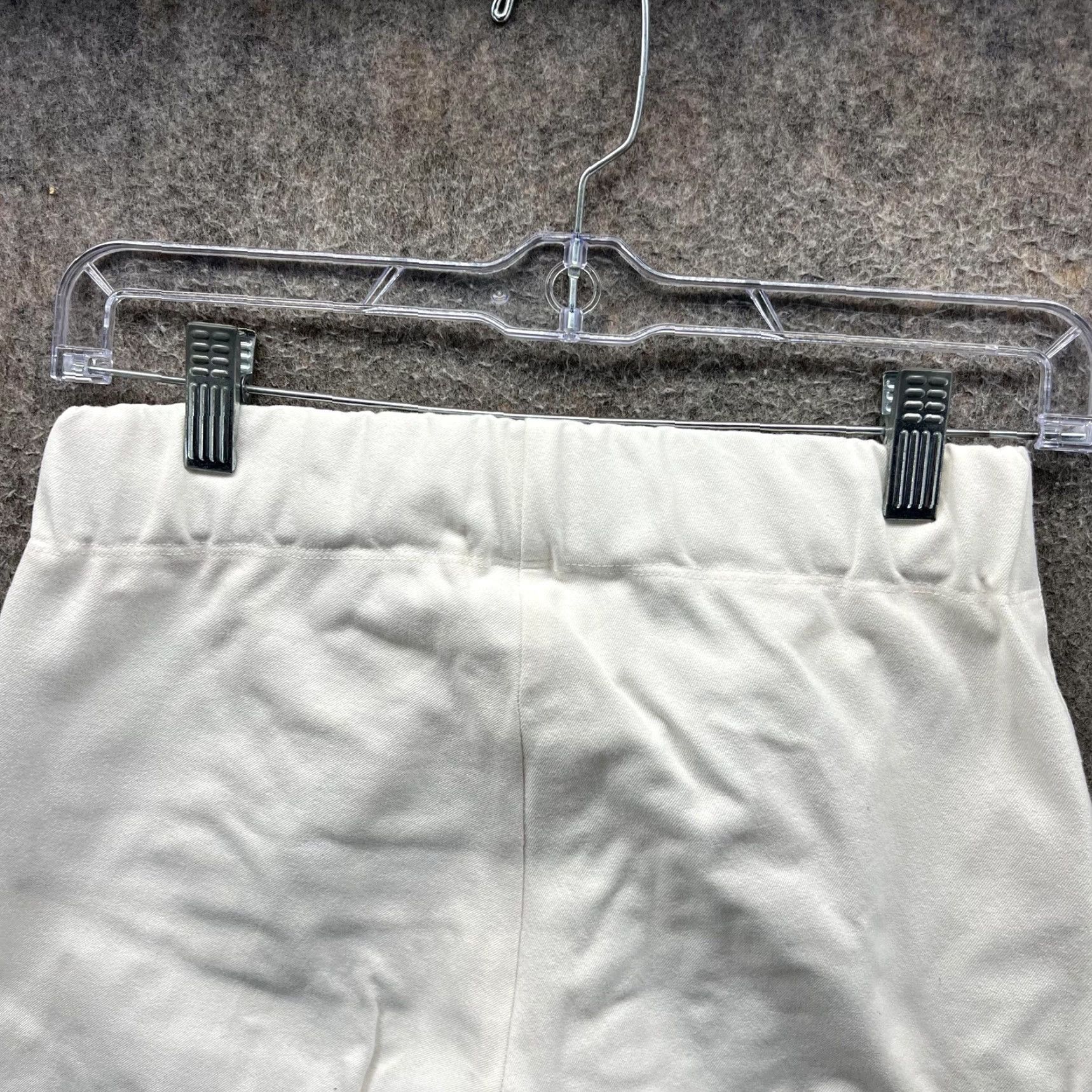 Joseph VINTAGE? No. Joseph Leggings Womens 38 White Gabardine Stretch Pull On Slim Pants France Size 26" / US 2 / IT 38 - 7 Thumbnail
