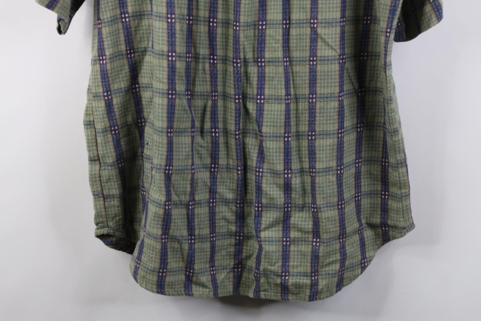 Vintage Vintage 90s The Territory Ahead Weave Geometric Button Shirt Size US L / EU 52-54 / 3 - 12 Thumbnail