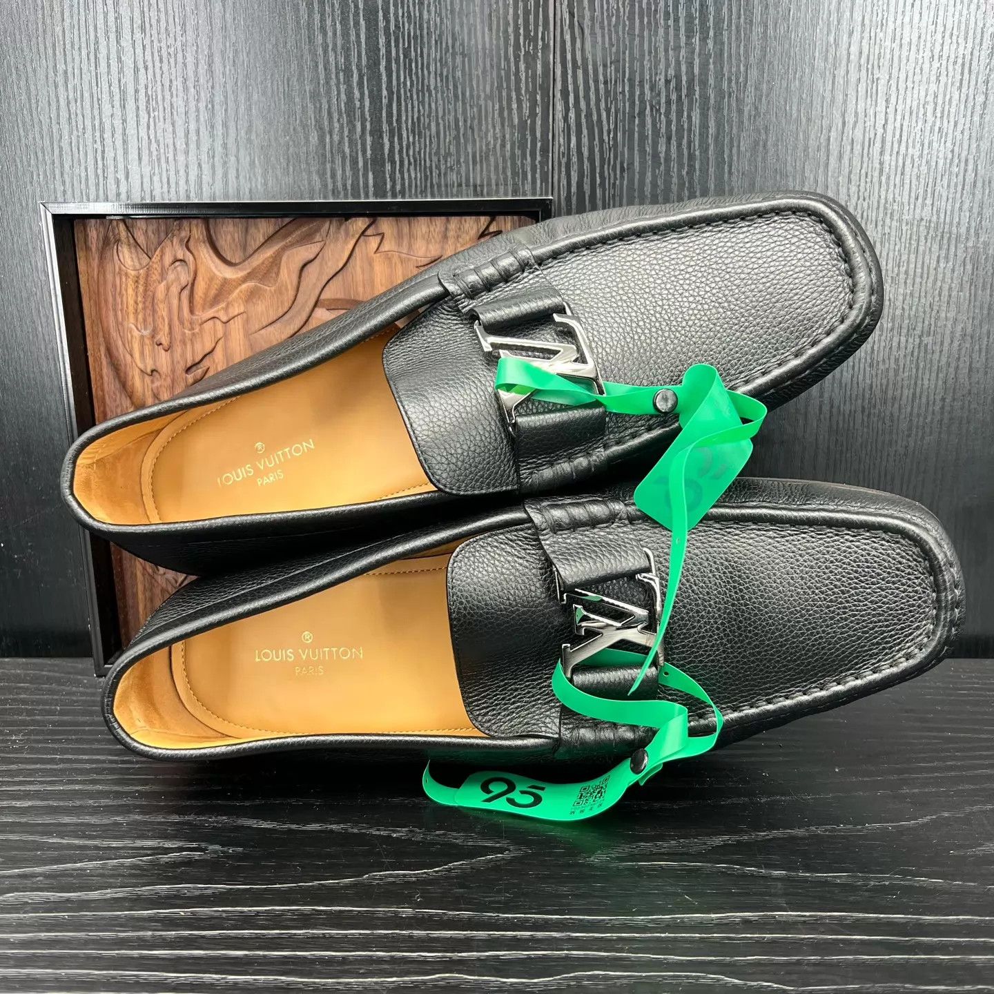 Louis Vuitton LV Montaigne Black Loafer 43.5 EU Size US 10.5 / EU 43-44 - 6 Thumbnail