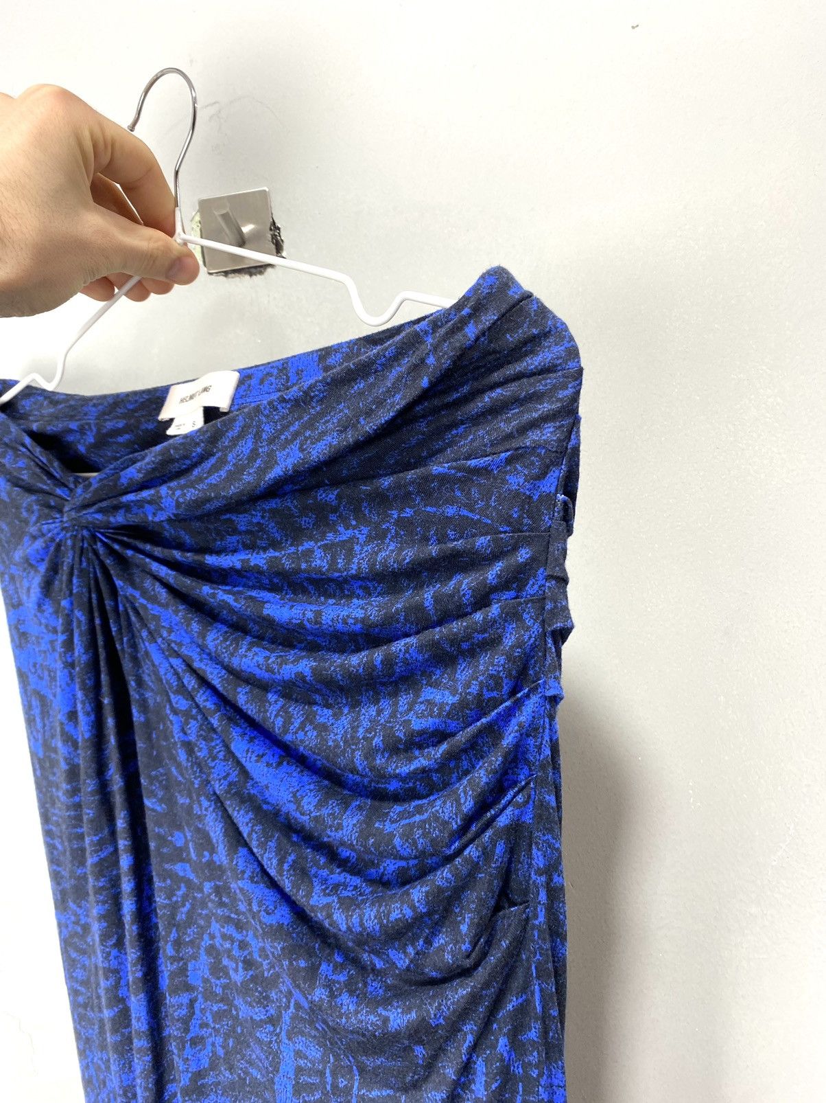 Helmut Lang Helmut Lang Black Blue Printed Skirt Dress Size S / US 4 / IT 40 - 11 Thumbnail