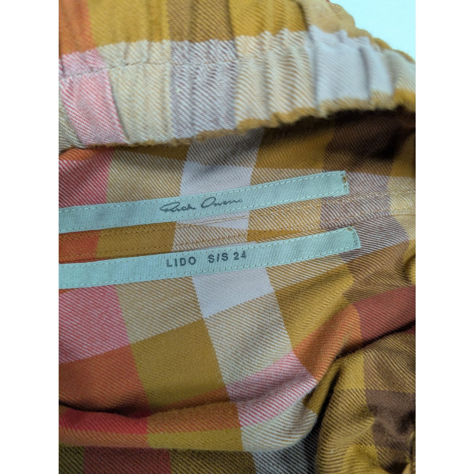 Rick Owens o1rshd1 Boxers Clay Plaid in Multicolor Size US 34 / EU 50 - 13 Thumbnail