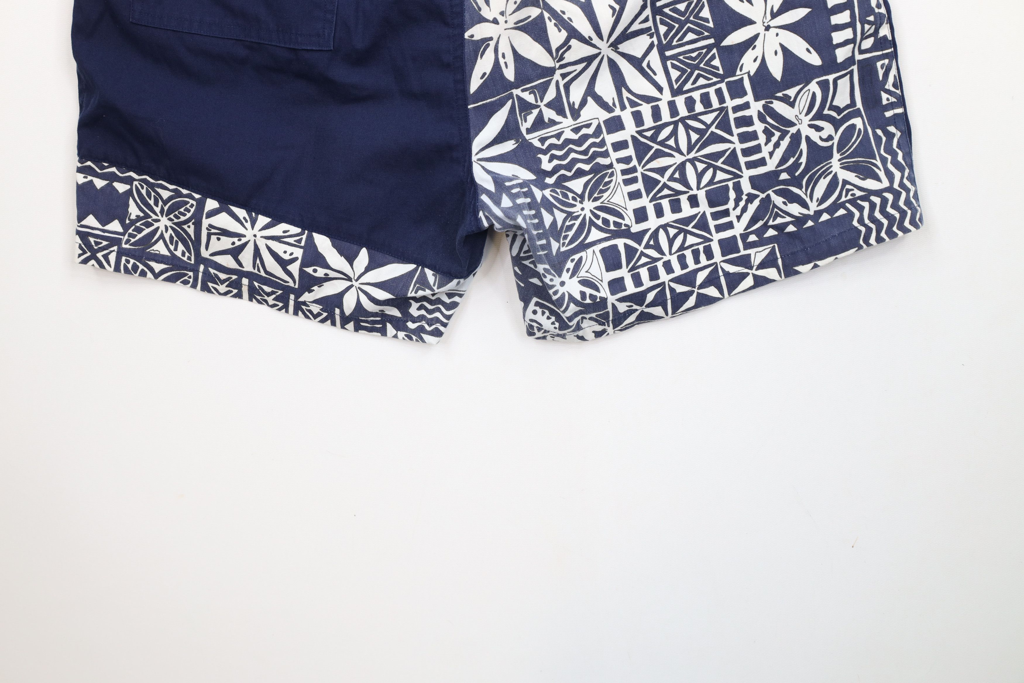 Vintage Vintage 90s Streetwear Hawaiian Beach Lined Shorts Flower Size US 34 / EU 50 - 14 Thumbnail