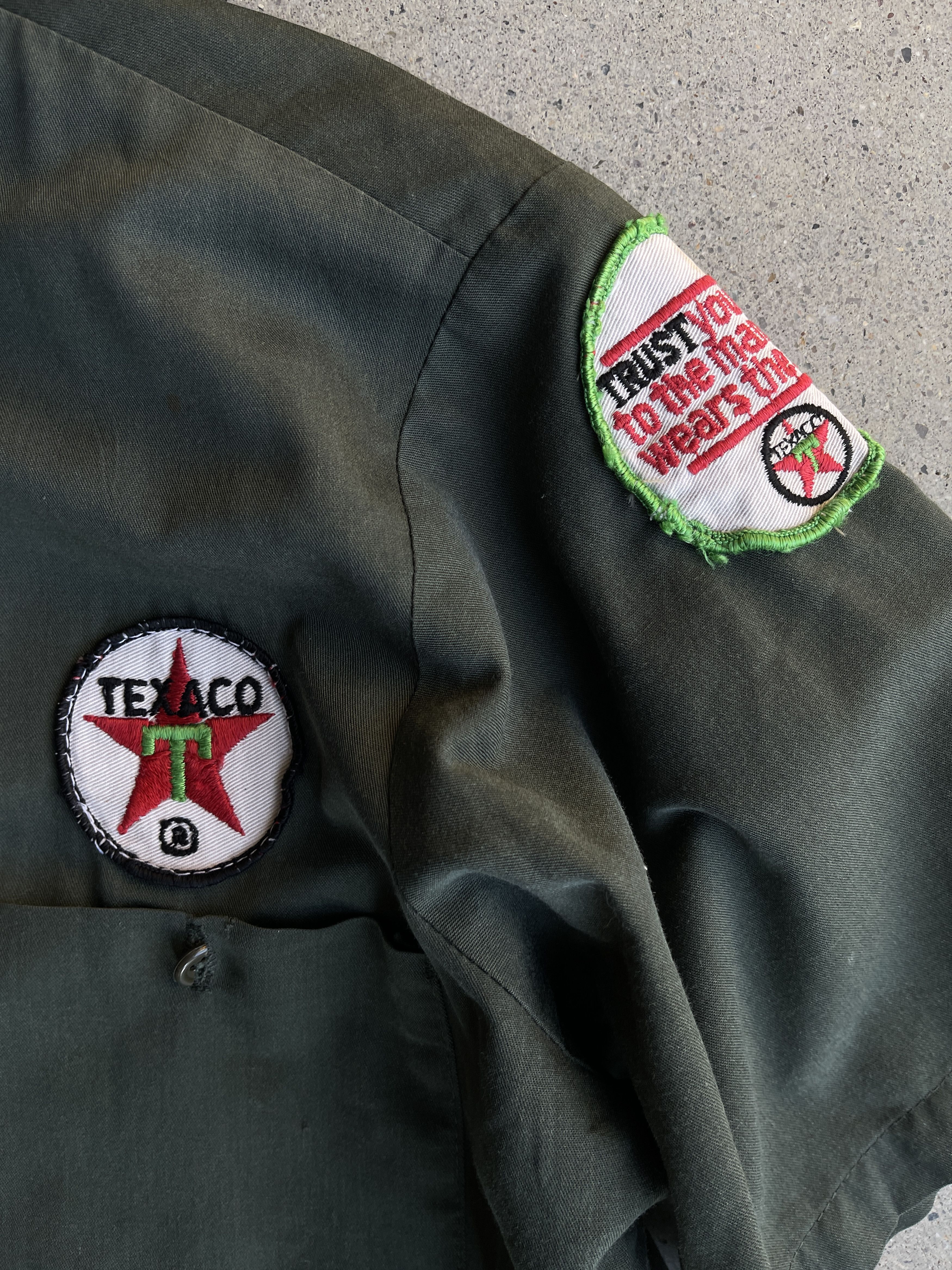 Vintage 1950's TEXACO WORK SHIRT Size US S / EU 44-46 / 1 - 2 Thumbnail