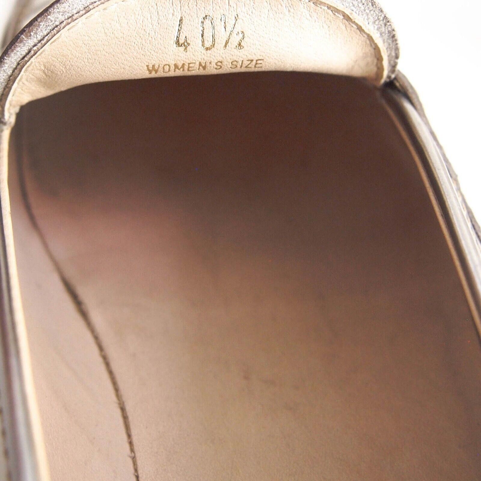 Tod's TODs Penny Loafers Silver Mirror Leather EU 40.5 US 10.5 Size US 10.5 / IT 40.5 - 5 Thumbnail
