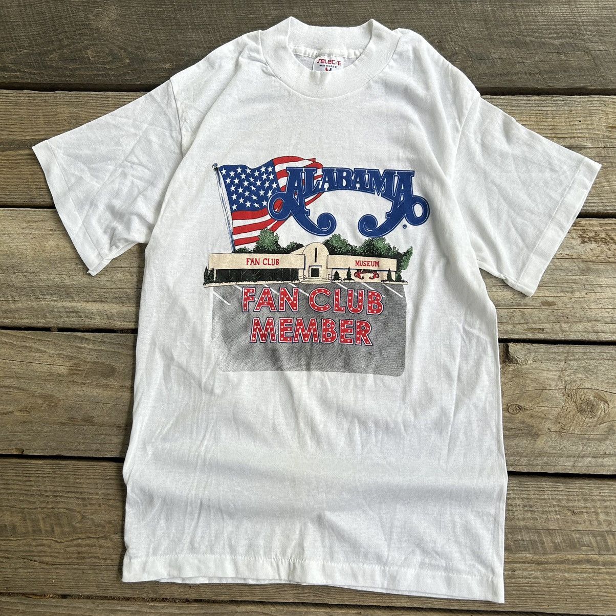 Band Tees Vintage Alabama Fan Club Member Country Music Band T Shirt Size US S / EU 44-46 / 1 - 2 Thumbnail