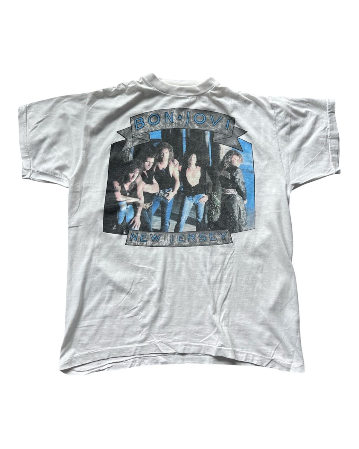 Vintage Vintage mega rare tee Bon Jovi 80’s Size US M / EU 48-50 / 2 - 1 Thumbnail