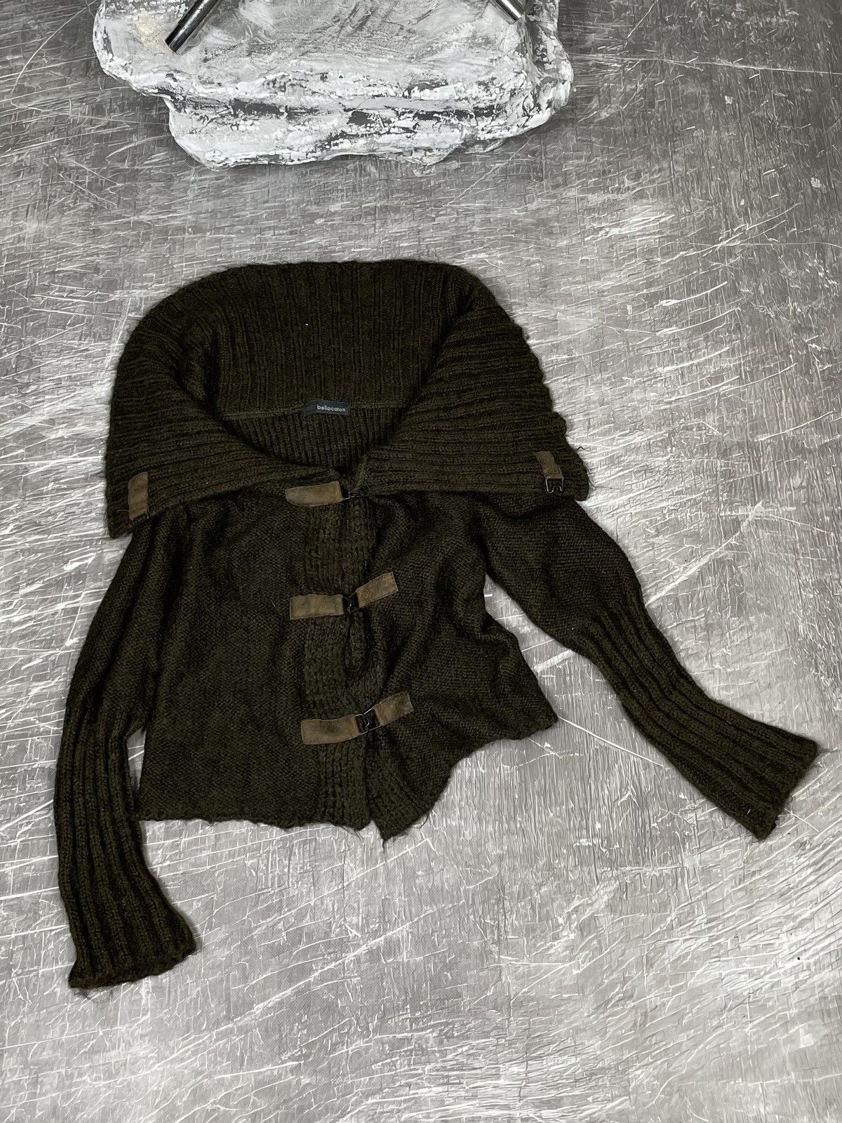 14th Addiction × Japanese Brand × Le Grande Bleu (L.G.B.) Vintage Multifunctional Knit Cardigan Junya Watanabe Style Size US S / EU 44-46 / 1 - 8 Thumbnail