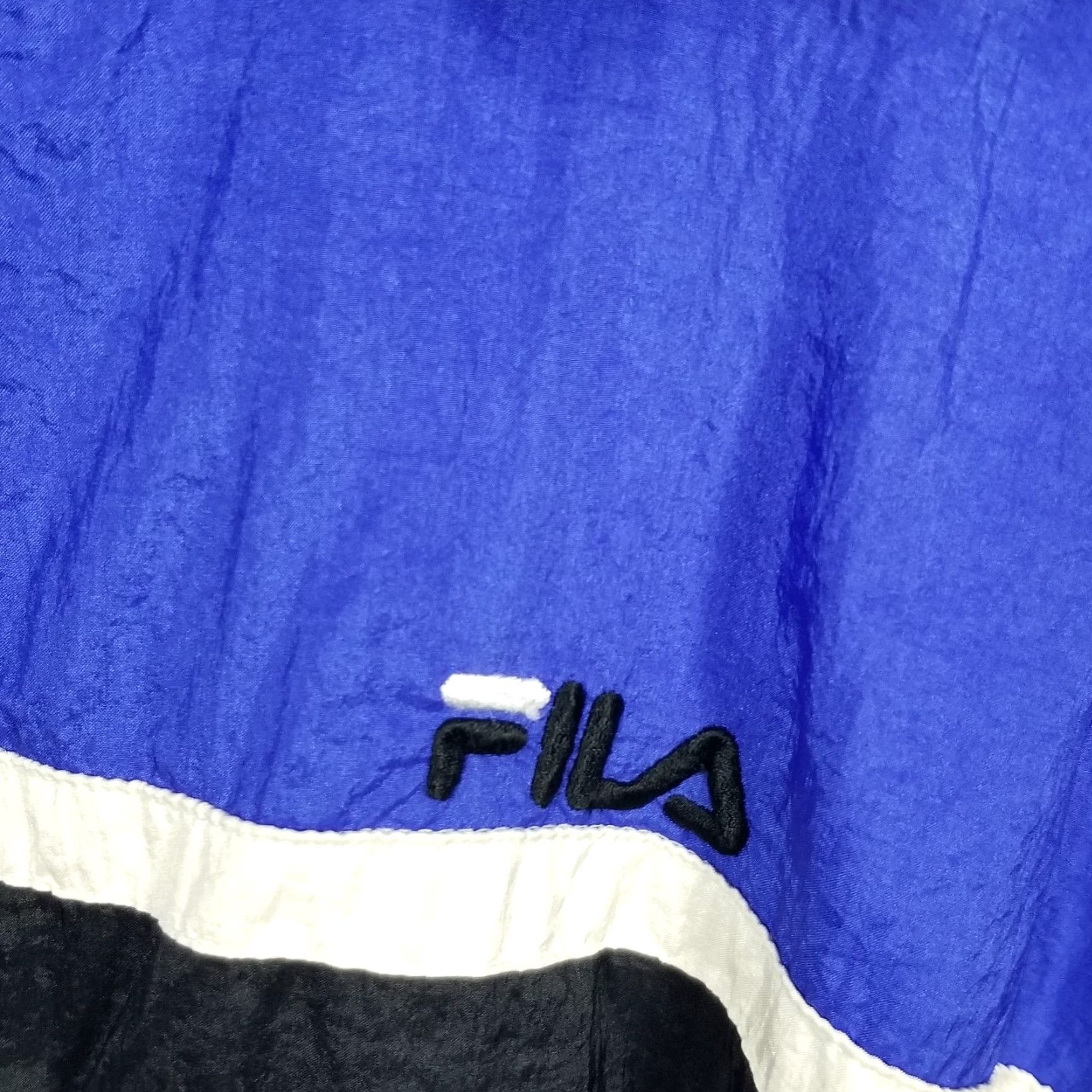 Fila VINTAGE FILA Men's Track Jacket XL White Blue Striped Windbreaker 80s Casual Size US XL / EU 56 / 4 - 4 Thumbnail