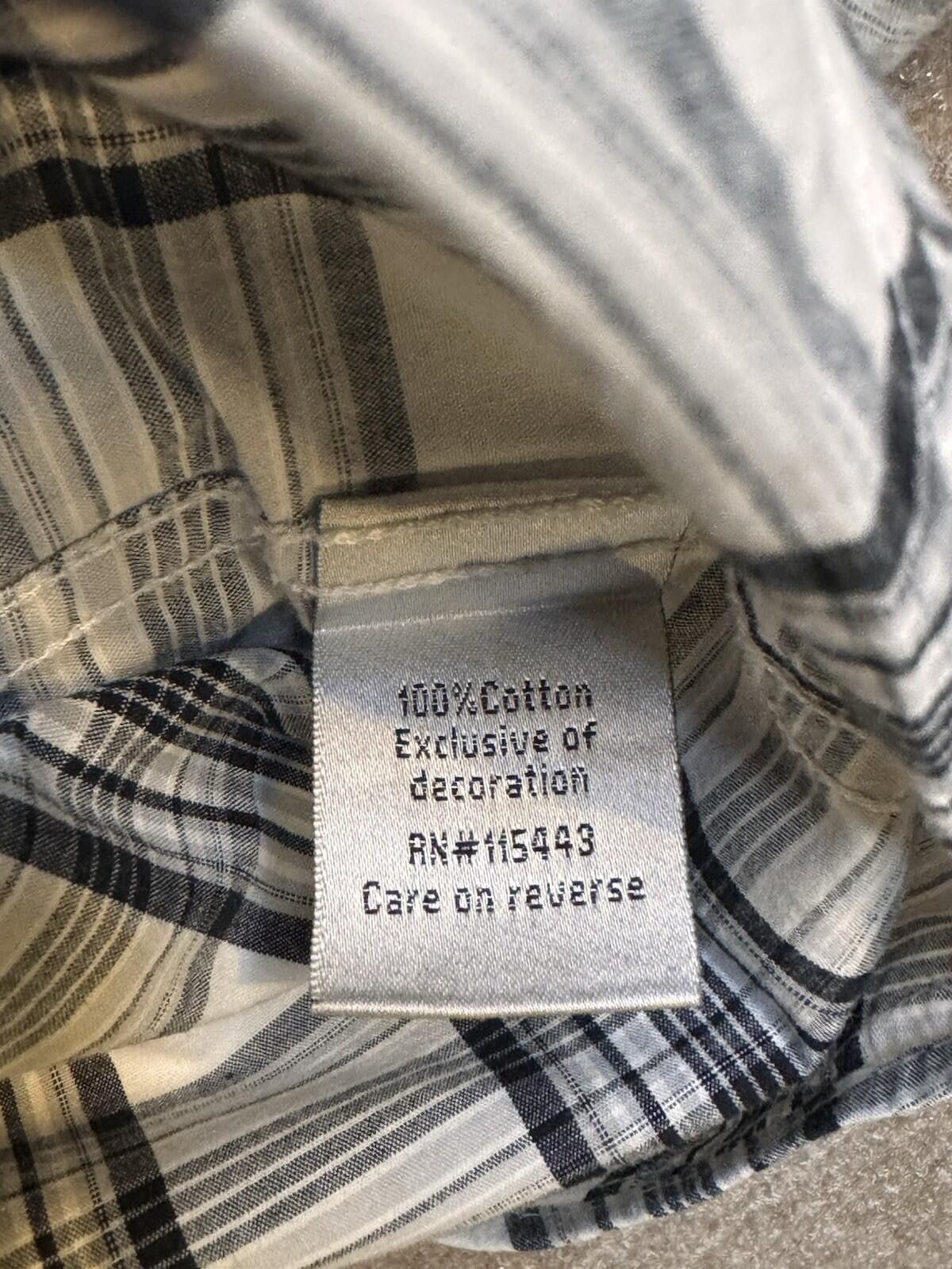 Helix Helix Men's XL Gray Plaid Sleeveless Button Down [737] Size US XL / EU 56 / 4 - 6 Thumbnail