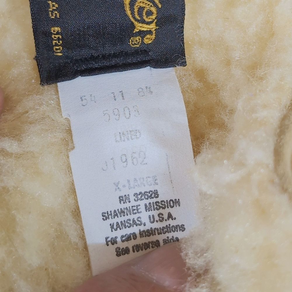 Swingster Swingster Vintage Men's XL Tan Faux Shearling Vest Shawnee Size US XL / EU 56 / 4 - 6 Thumbnail