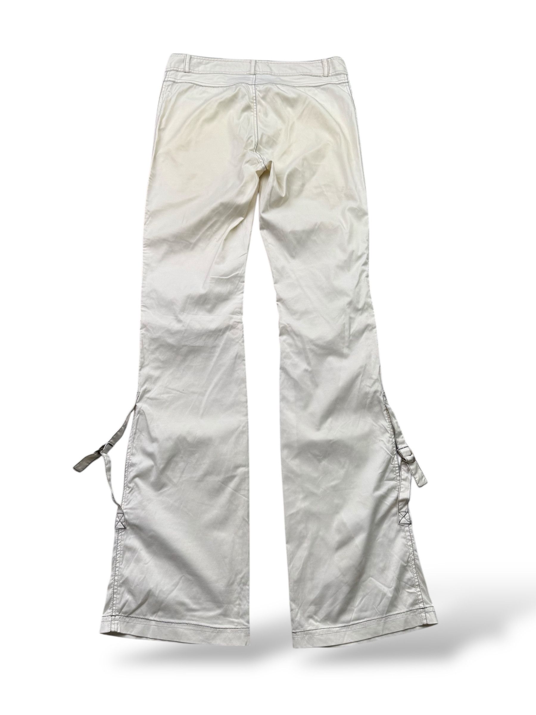 Japanese Brand Vintage Flare Pants With Bondage W484(V9) Size 25" / US 0 / IT 36 - 4 Thumbnail