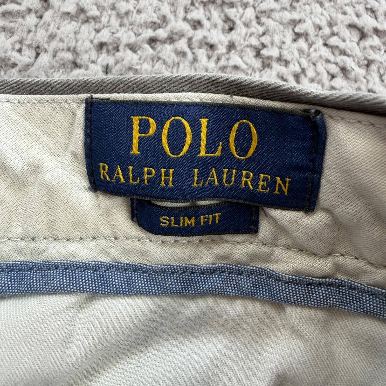 Polo Ralph Lauren Polo Ralph Lauren Slim Fit Polo Chino Pants Gray Mens 34x34 Size US 34 / EU 50 - 5 Thumbnail