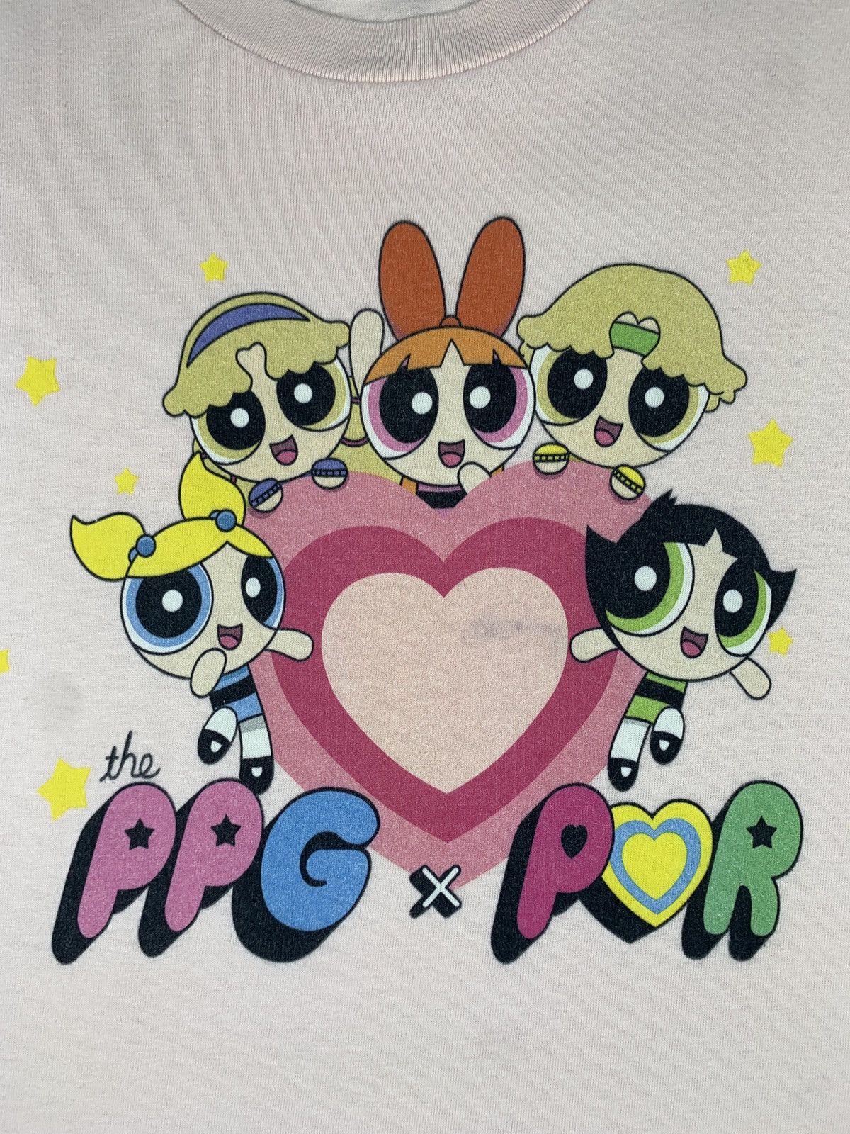 Cartoon Network Power Puff Girl Sof Pink All Characters Love Graphic Tee Size US L / EU 52-54 / 3 - 2 Thumbnail