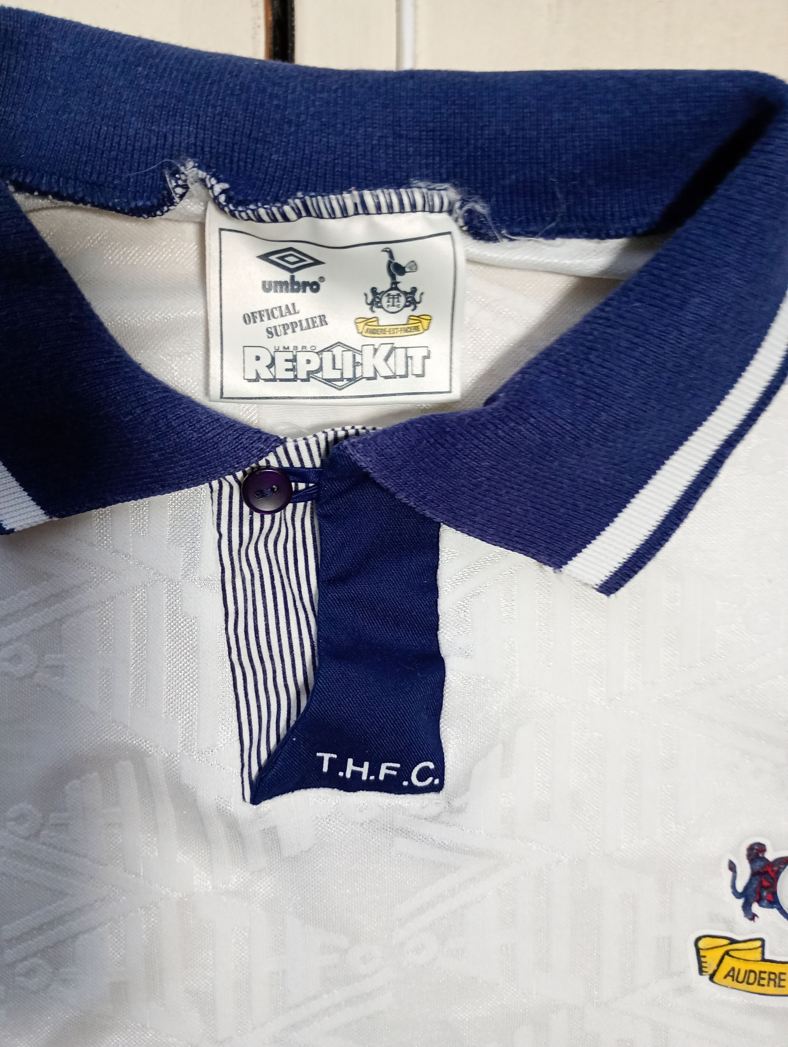 Umbro Umbro Tottenham Hotspur Home Jersey 1991-1993 Size US L / EU 52-54 / 3 - 8 Thumbnail