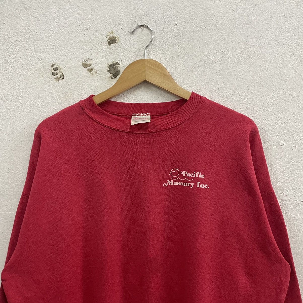 Vintage 🔥Vintage 90s Pacific Mansory Big Spellout Sweatshirts Size US L / EU 52-54 / 3 - 4 Thumbnail