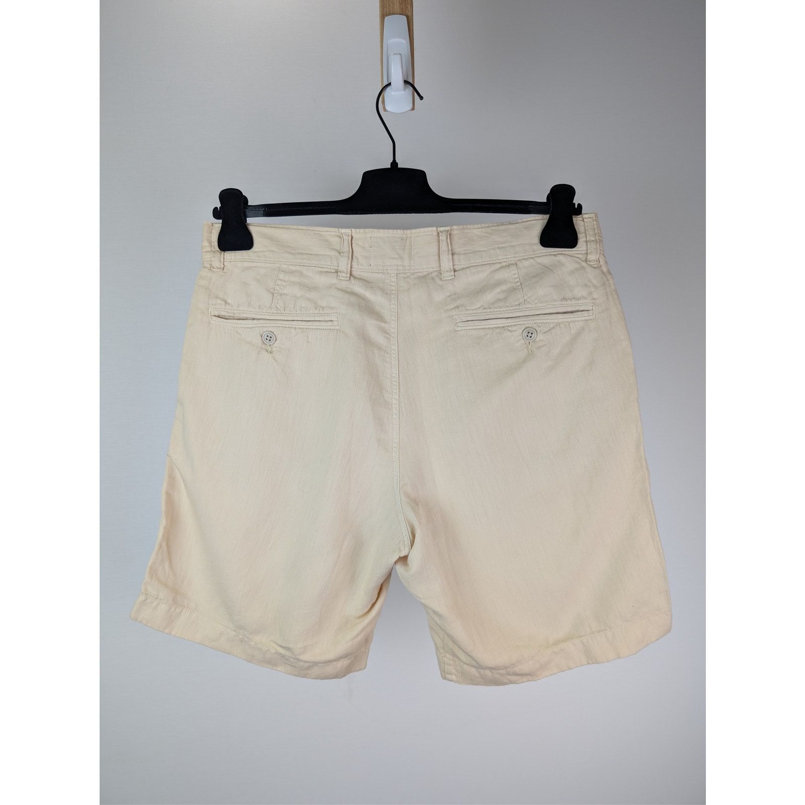 Todd Snyder o1rshd1 CC20 Cotton-Linen Chino Shorts in Light Beige/Cream Size US 32 / EU 48 - 10 Thumbnail