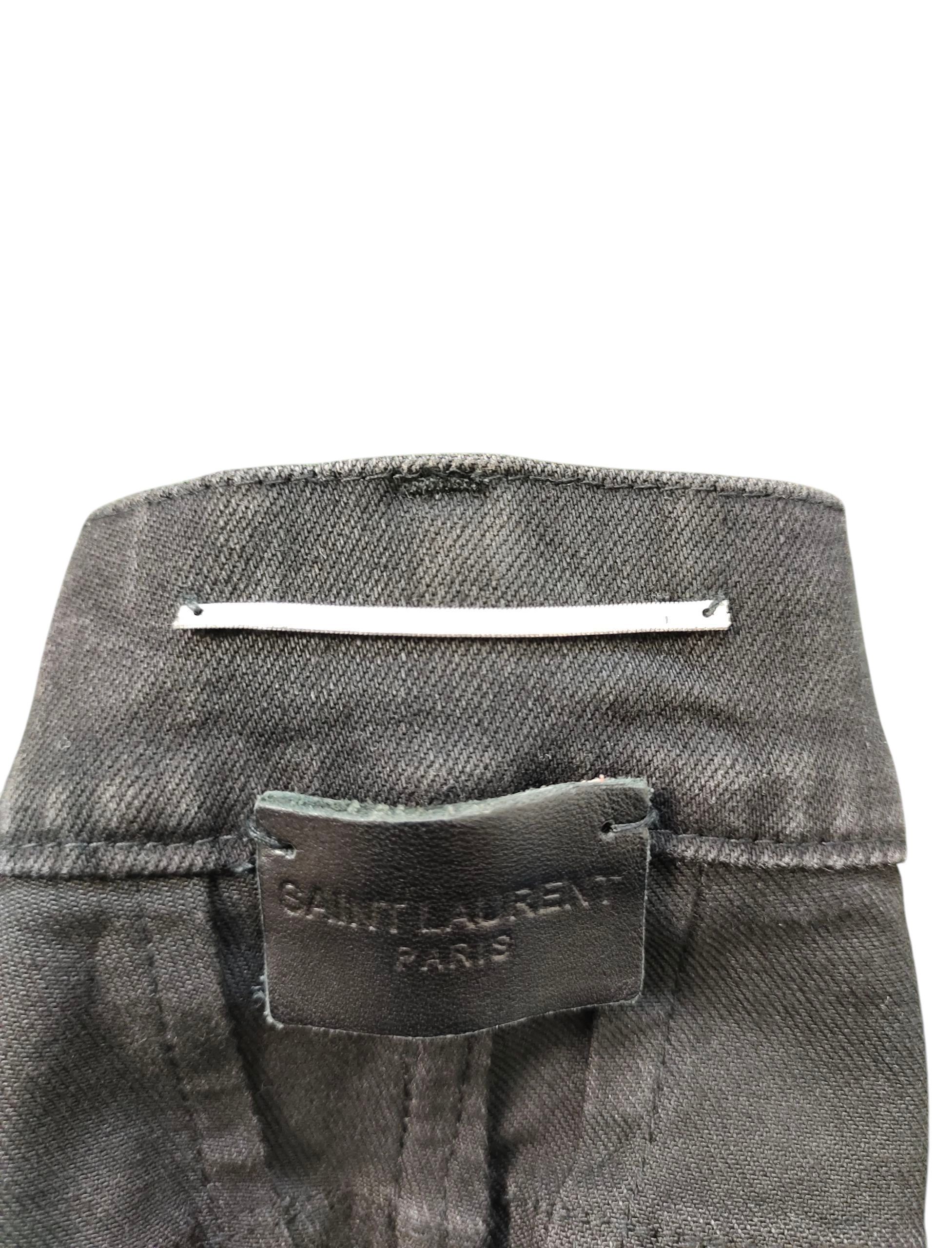Saint Laurent Paris Saint Laurent Paris Distress Knee Skinny Jeans D02 M/SK-LW Size US 34 / EU 50 - 12 Thumbnail