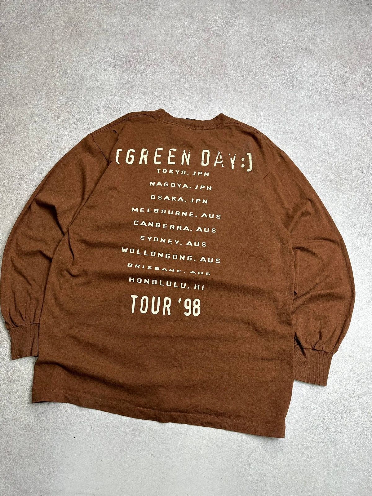 Giant 1998 Giant Green Day - Nimrod Brown Longsleeve T-shirt L Size US L / EU 52-54 / 3 - 5 Thumbnail