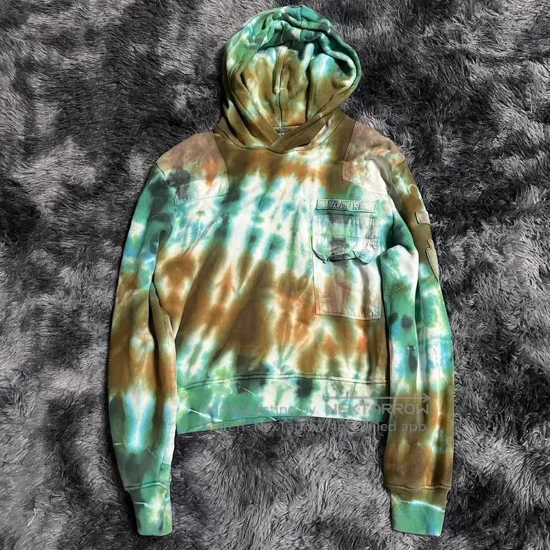Amiri Amiri Green tie-dye hoodie Size US XS / EU 42 / 0 - 1 Thumbnail