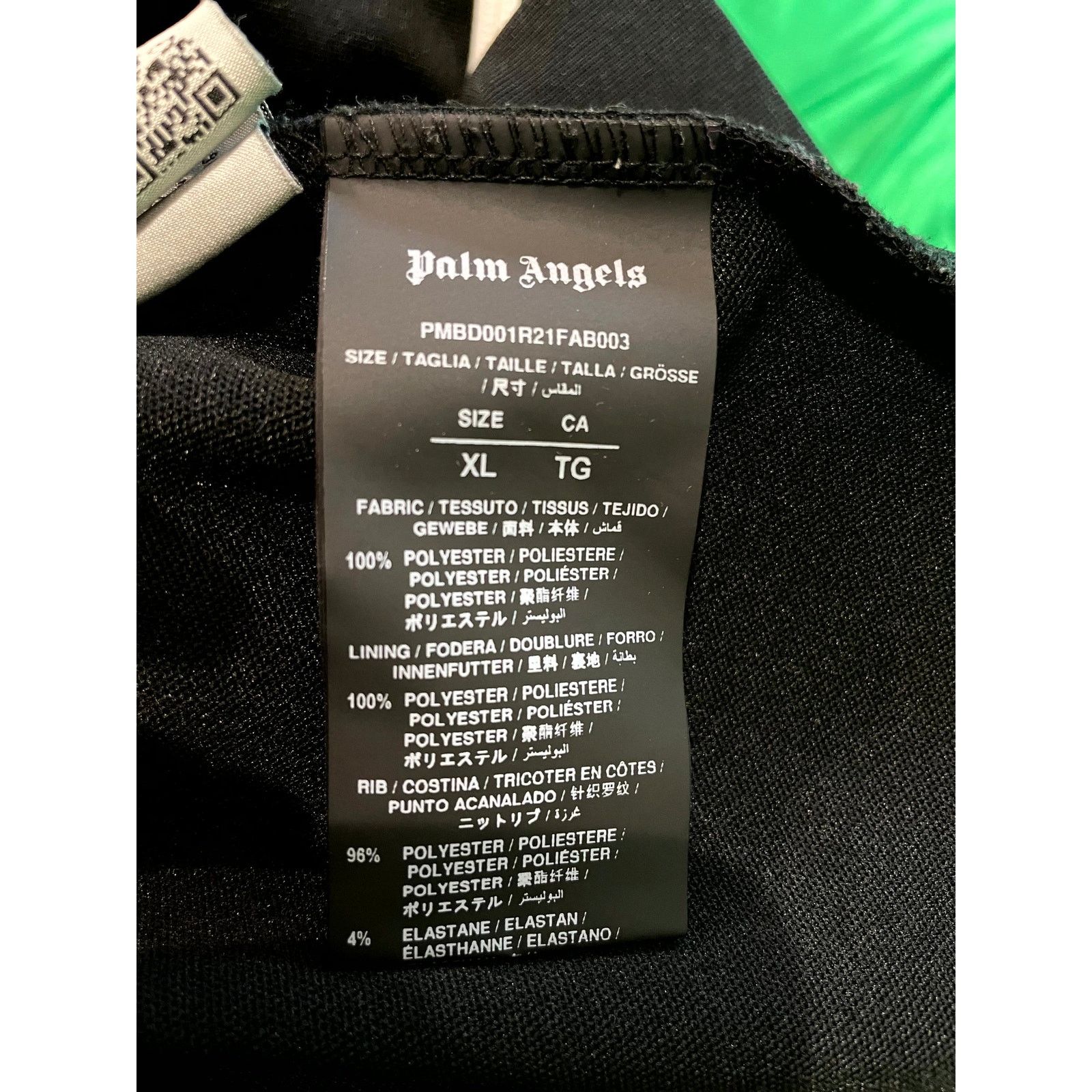 Palm Angels Palm Angels Black Track Jacket Size XL / US 12-14 / IT 48-50 - 4 Thumbnail